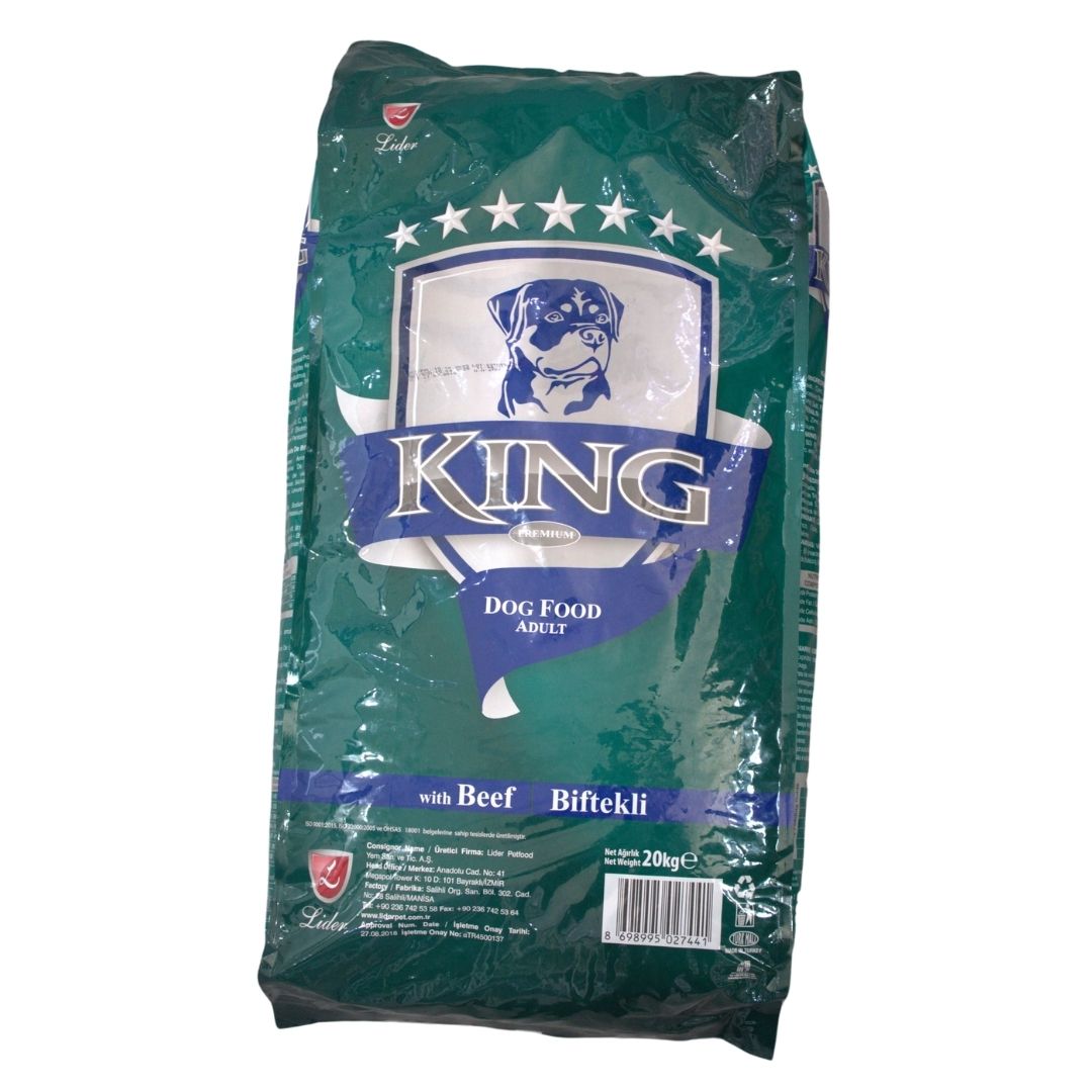 King Adult Dog Food with Beef
