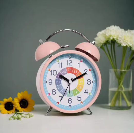 Pink Retro Alarm Clock