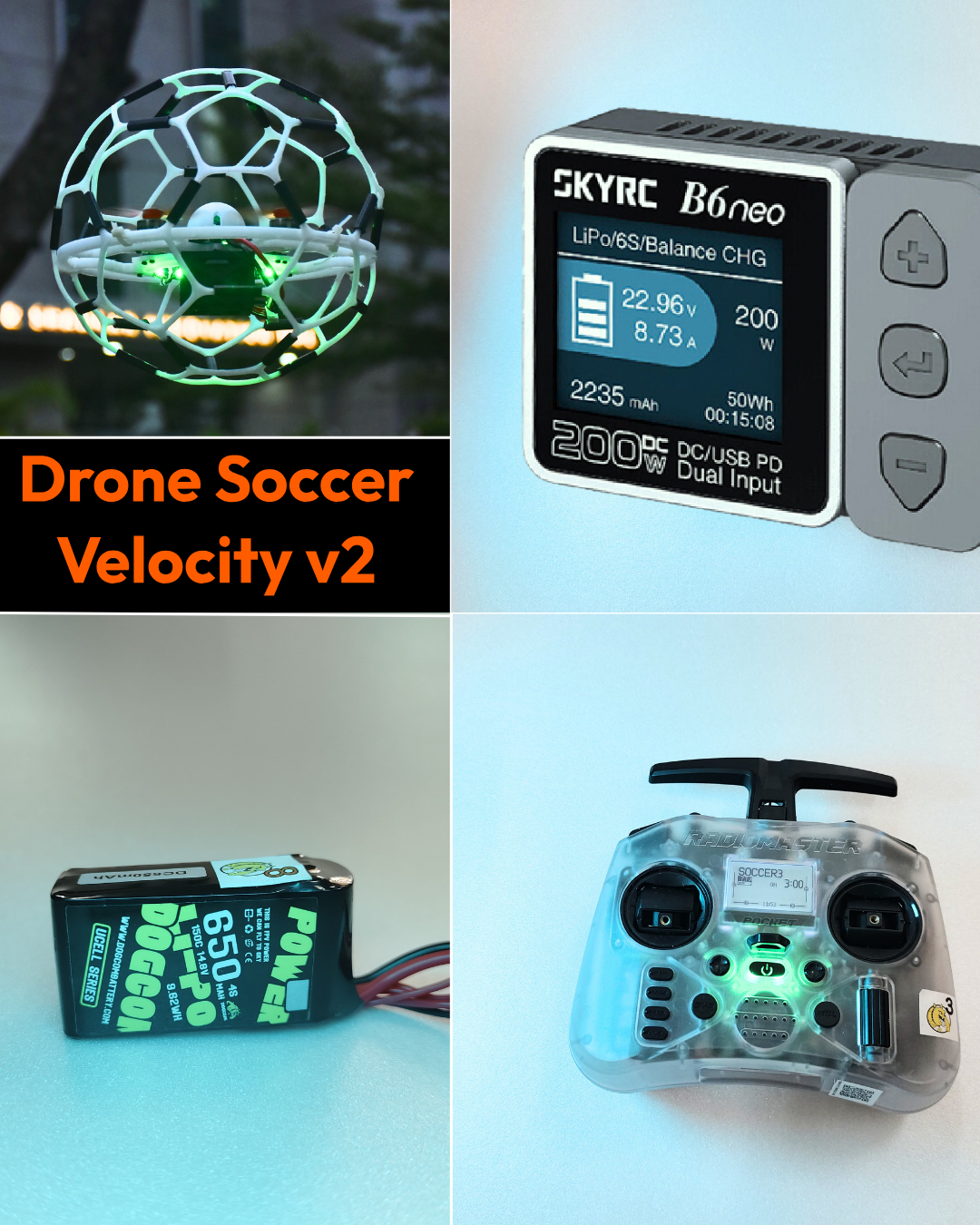 Drone Soccer Velocity v2