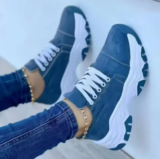 Stylish Blue Sneakers