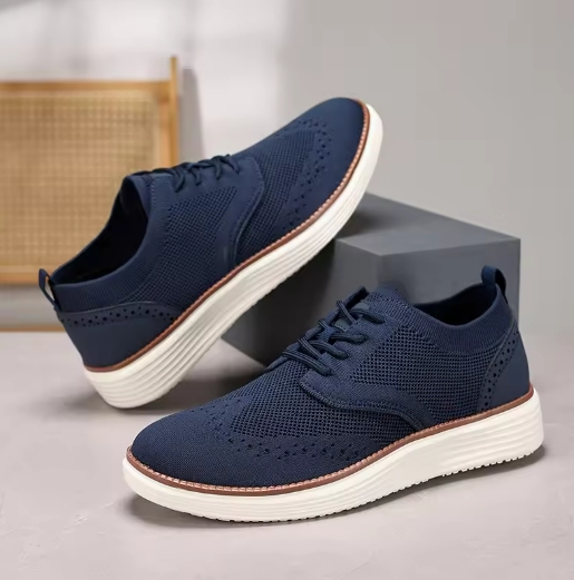 Men's navy blue casual shoes
