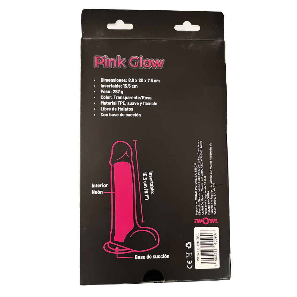 DILDO PINK GLOW