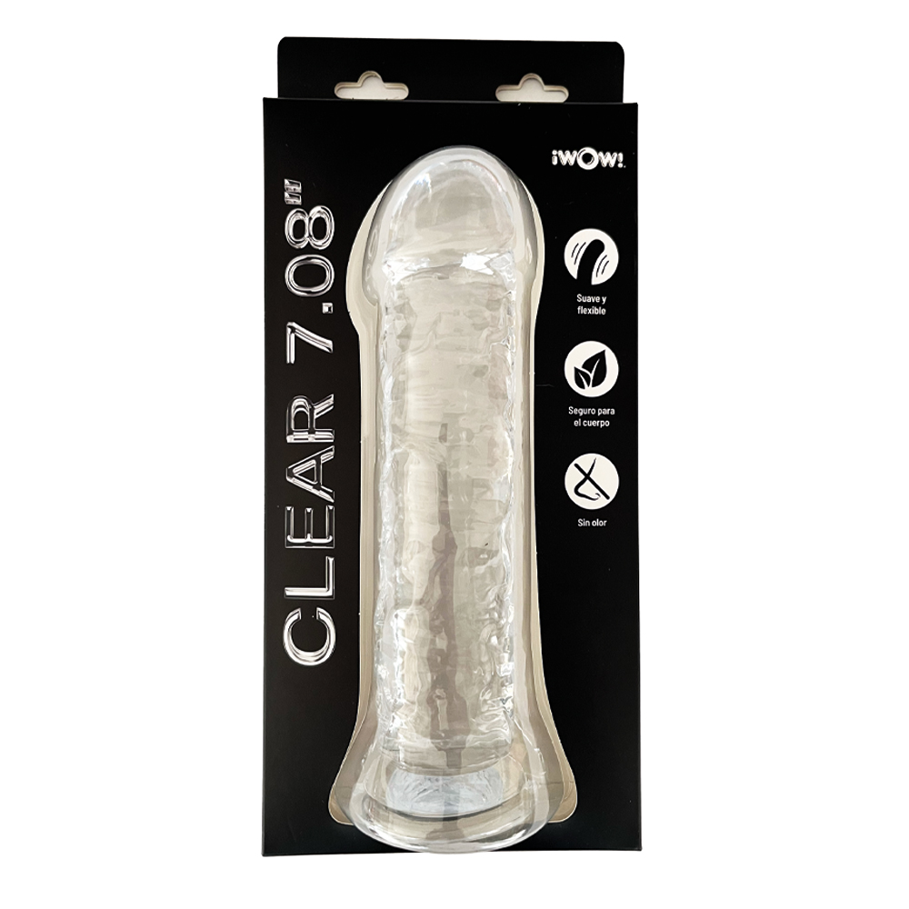 DILDO JELLY CLEAR 7.0