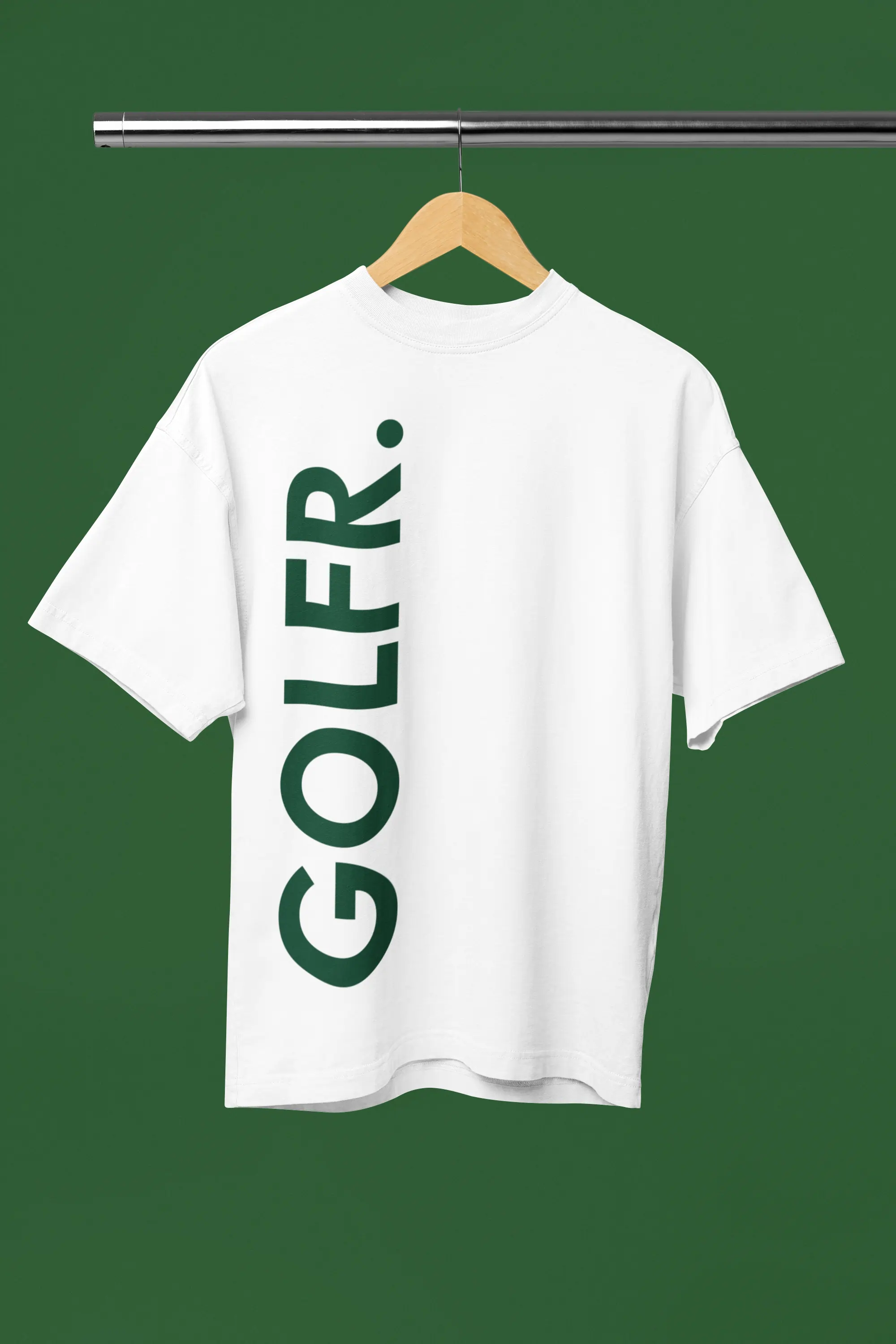Oversized GOLFR White T-Shirt