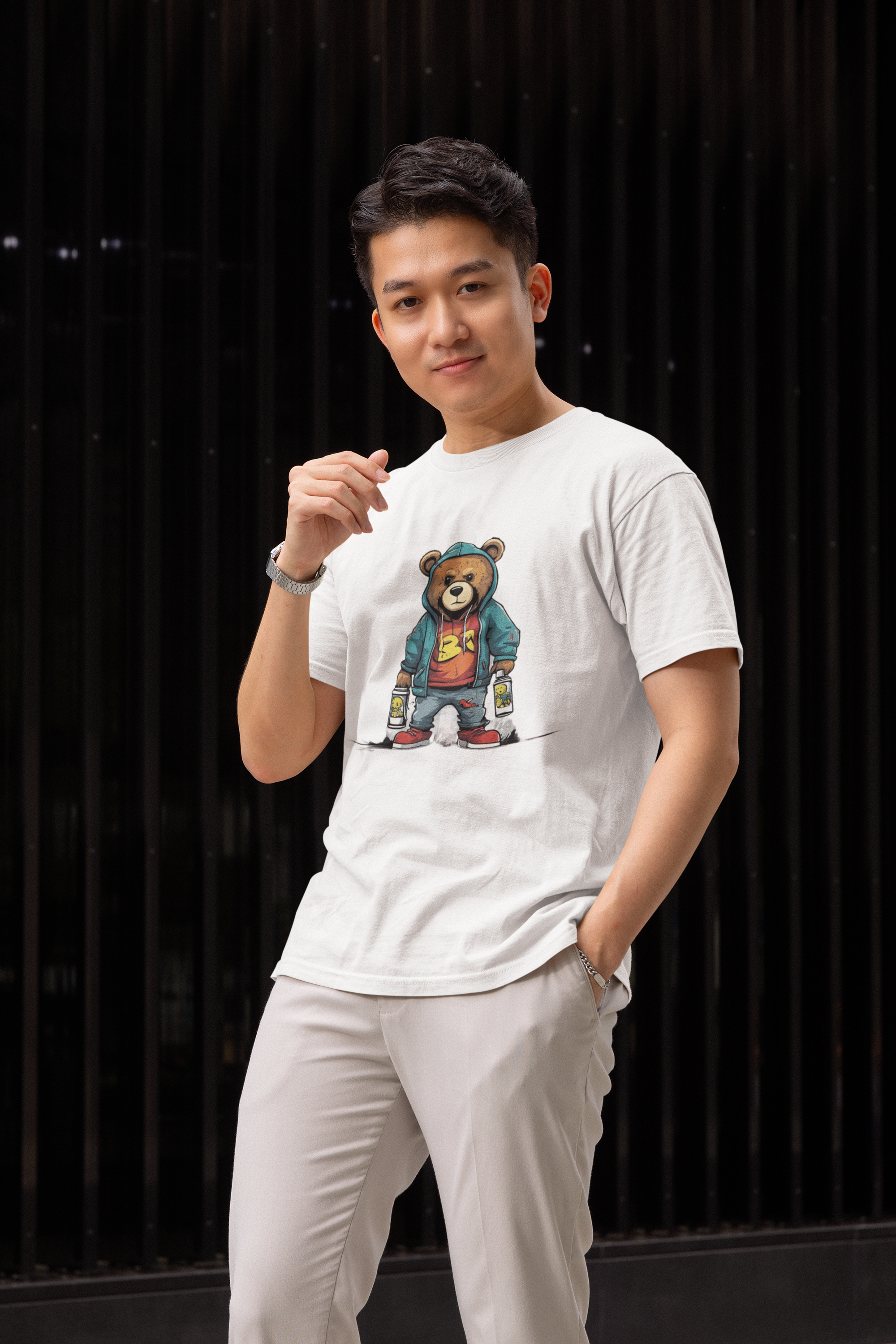 Graphic Bear T-Shirt White