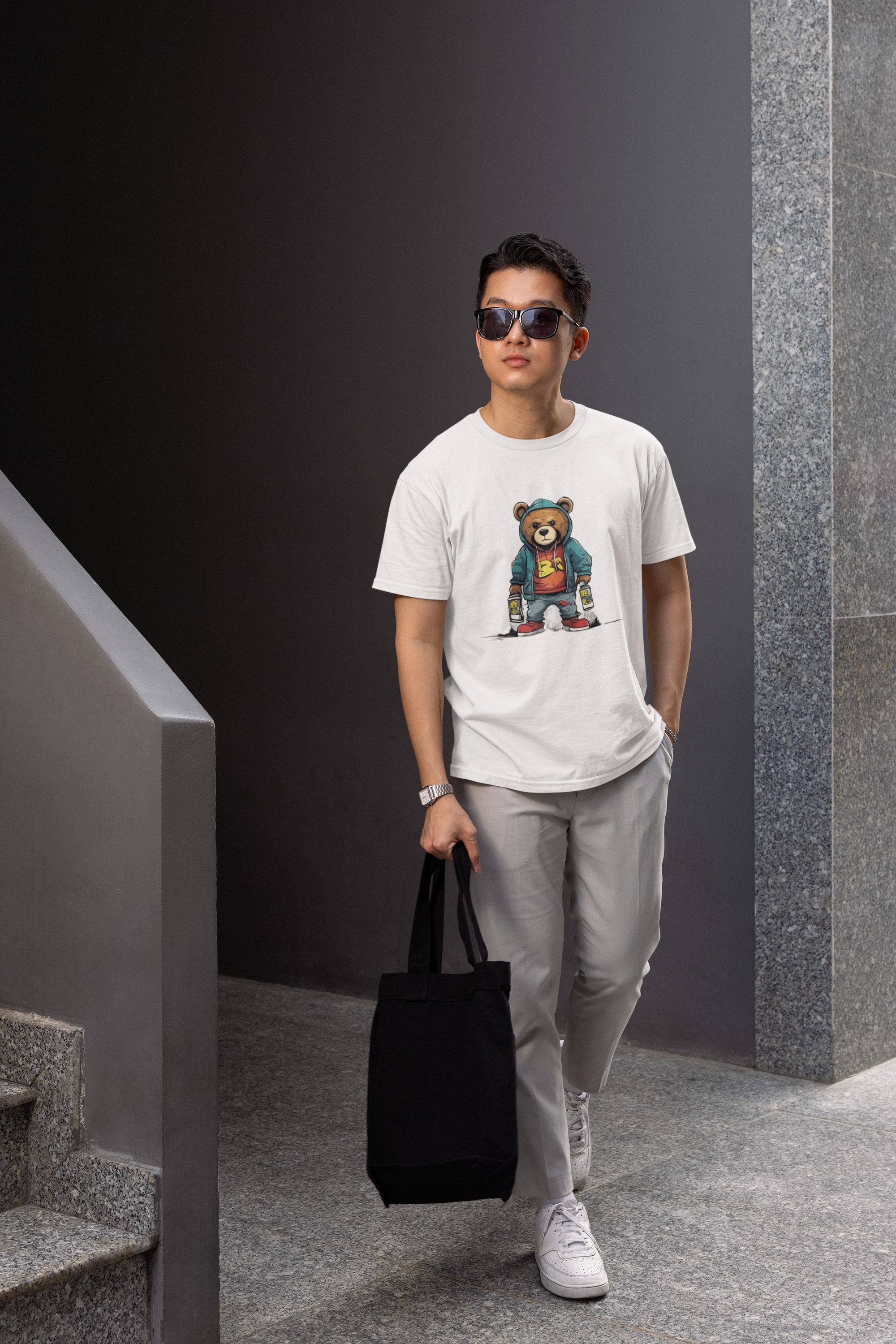 Graphic Bear T-Shirt White