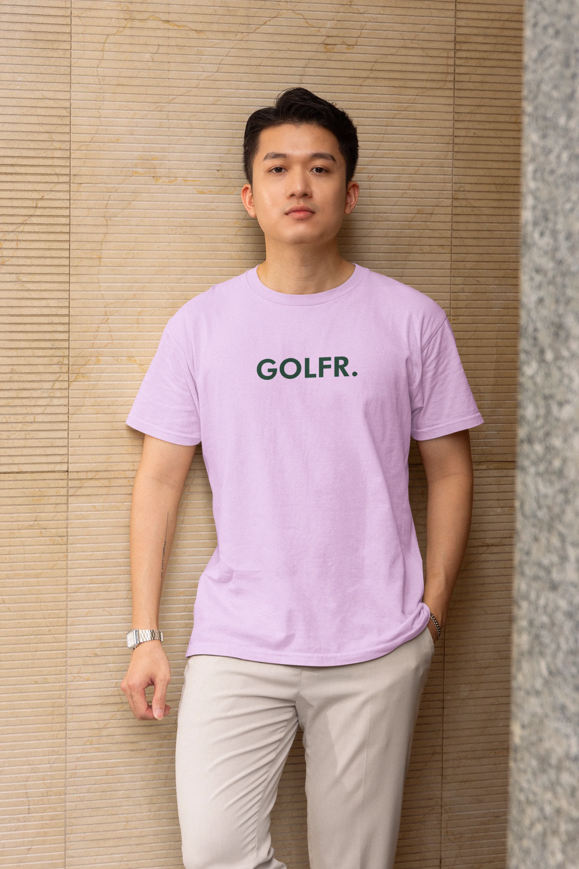 GOLFR. Lilac T-Shirt