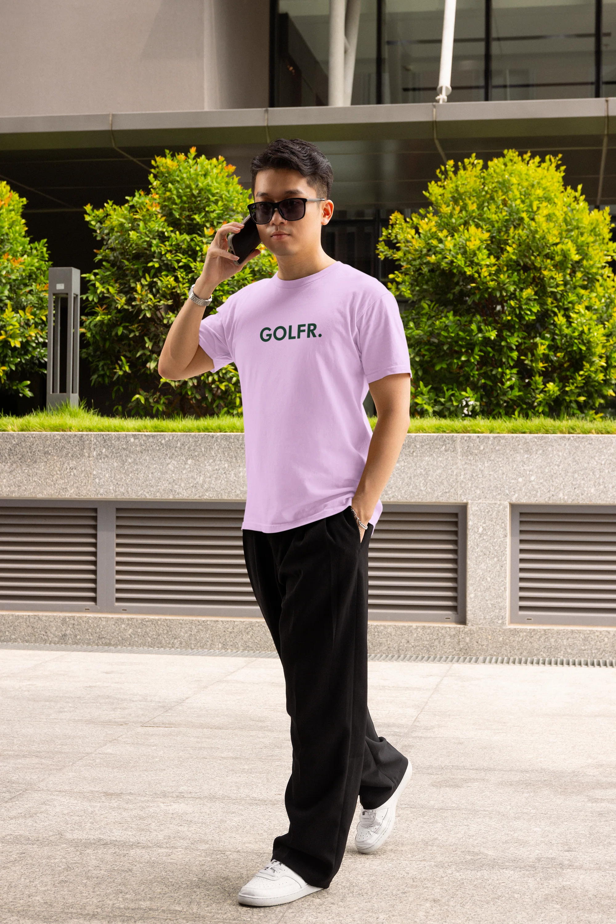 GOLFR. Lilac T-Shirt