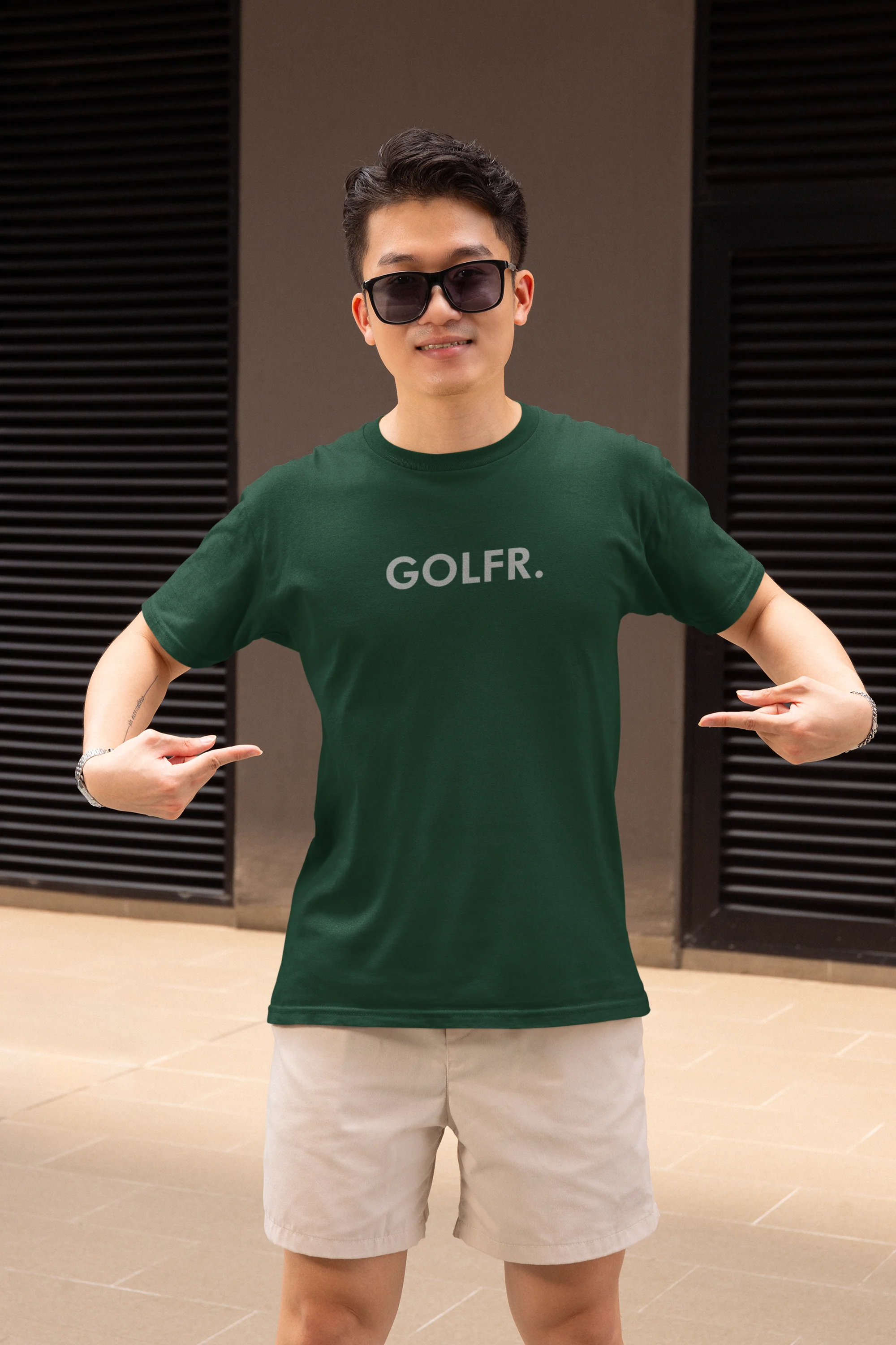 GOLFR. Green T-shirt