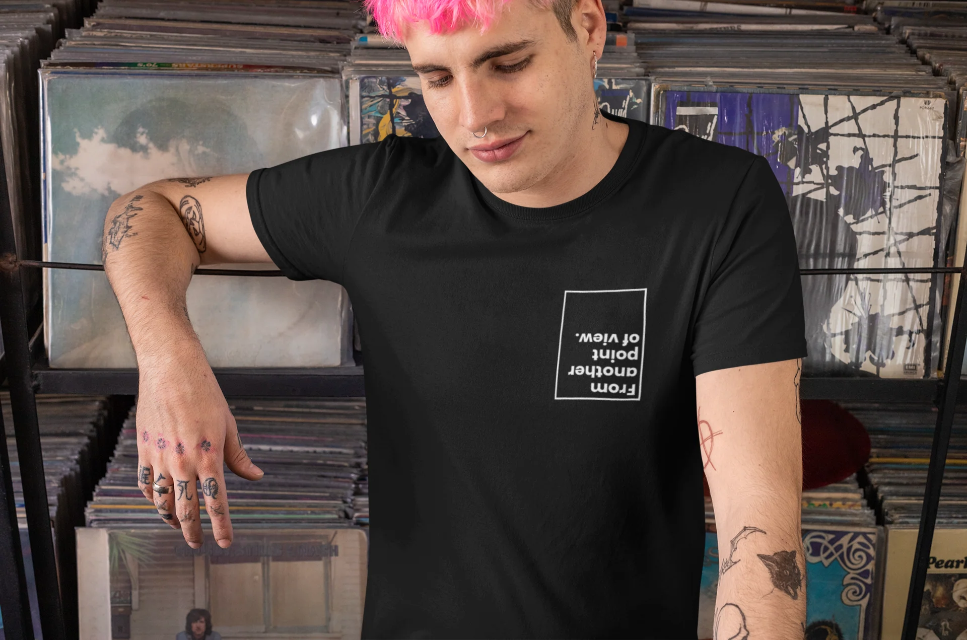Black Graphic T-Shirt