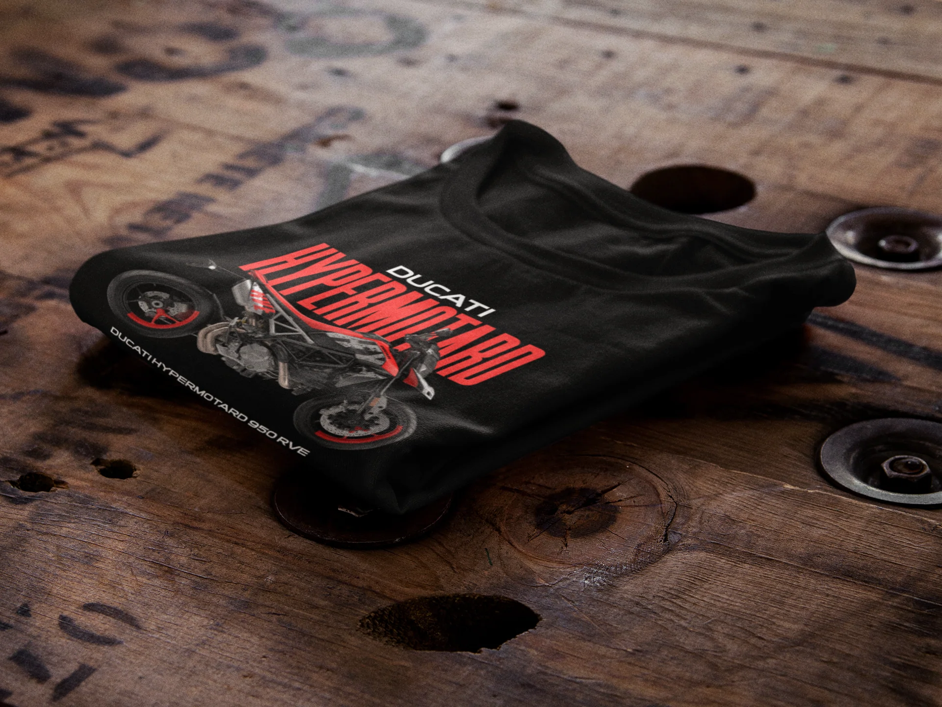 Ducati Hypermotard Graphic Black T-shirt
