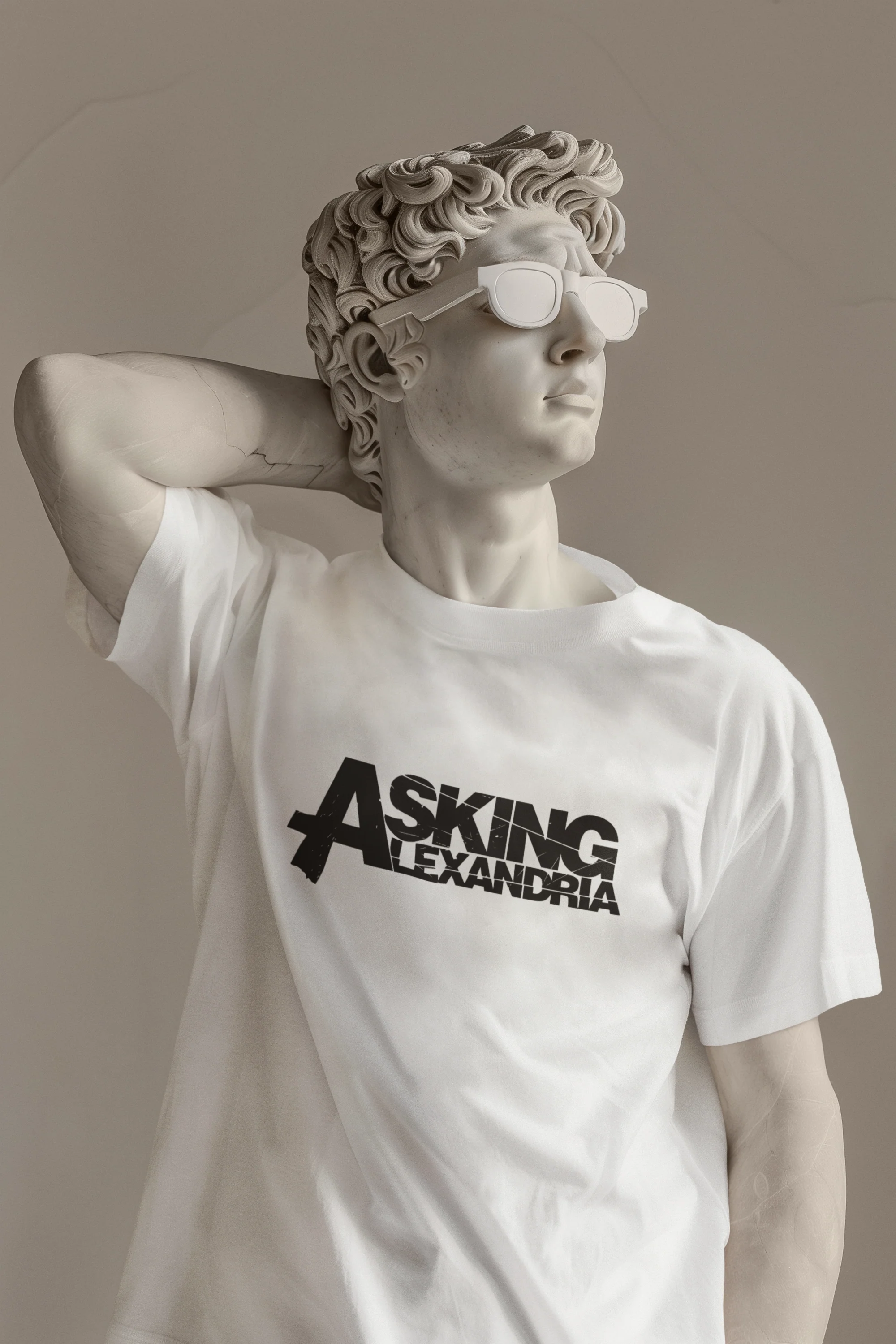 Asking Alexandria Graphic T-Shirt White