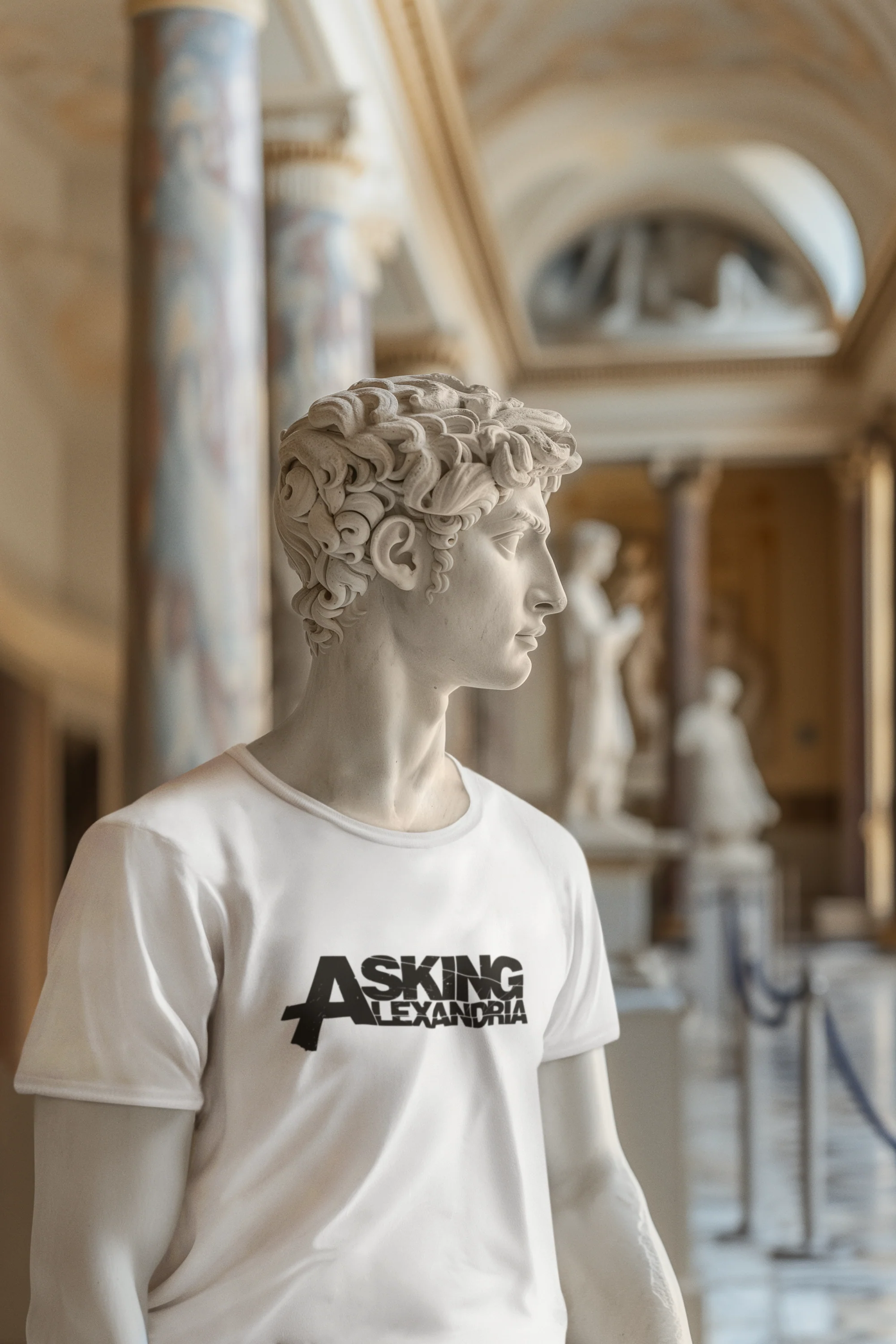 Asking Alexandria Graphic T-Shirt White