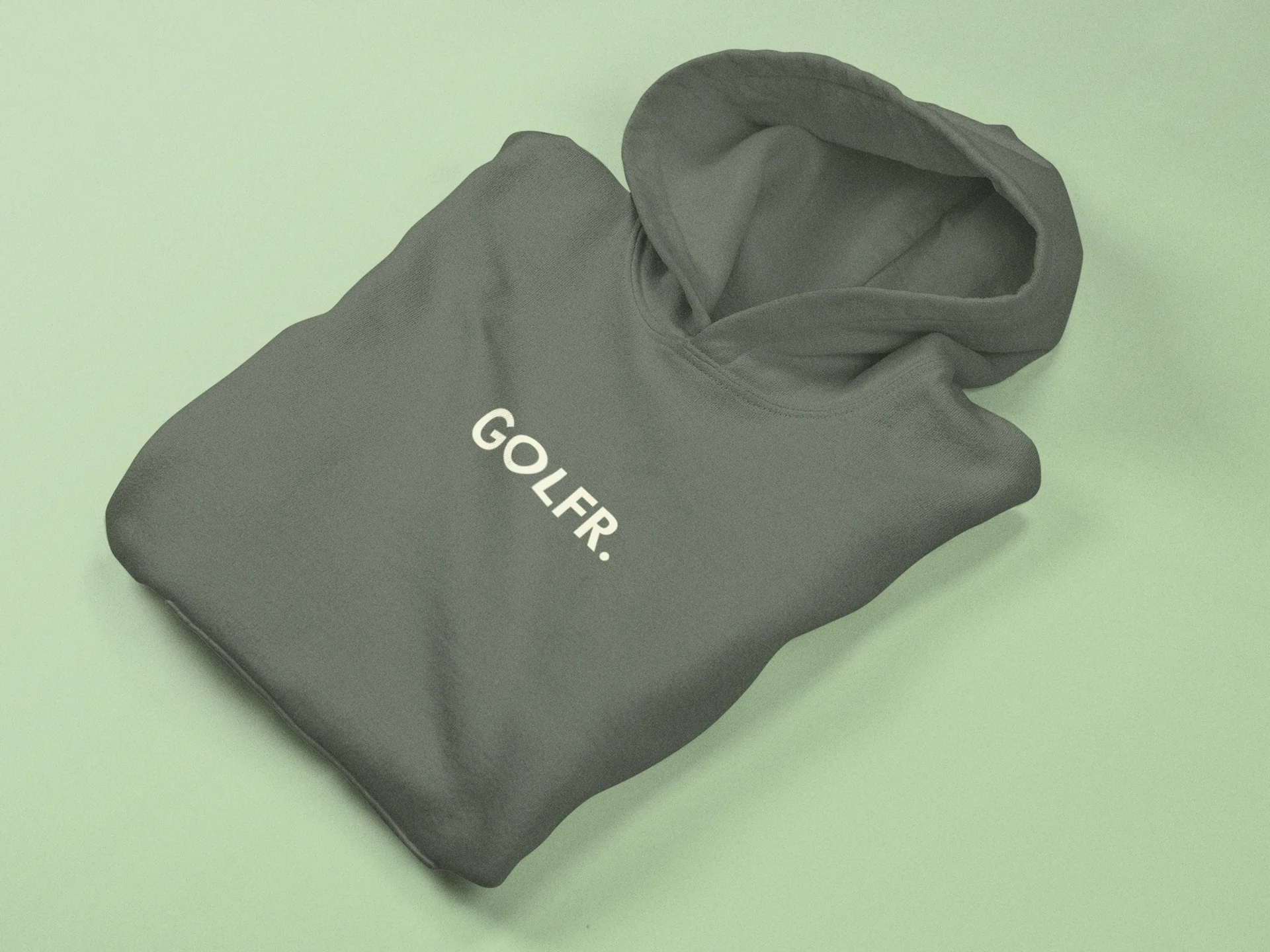 GOLFR. Hoodie Sage Green