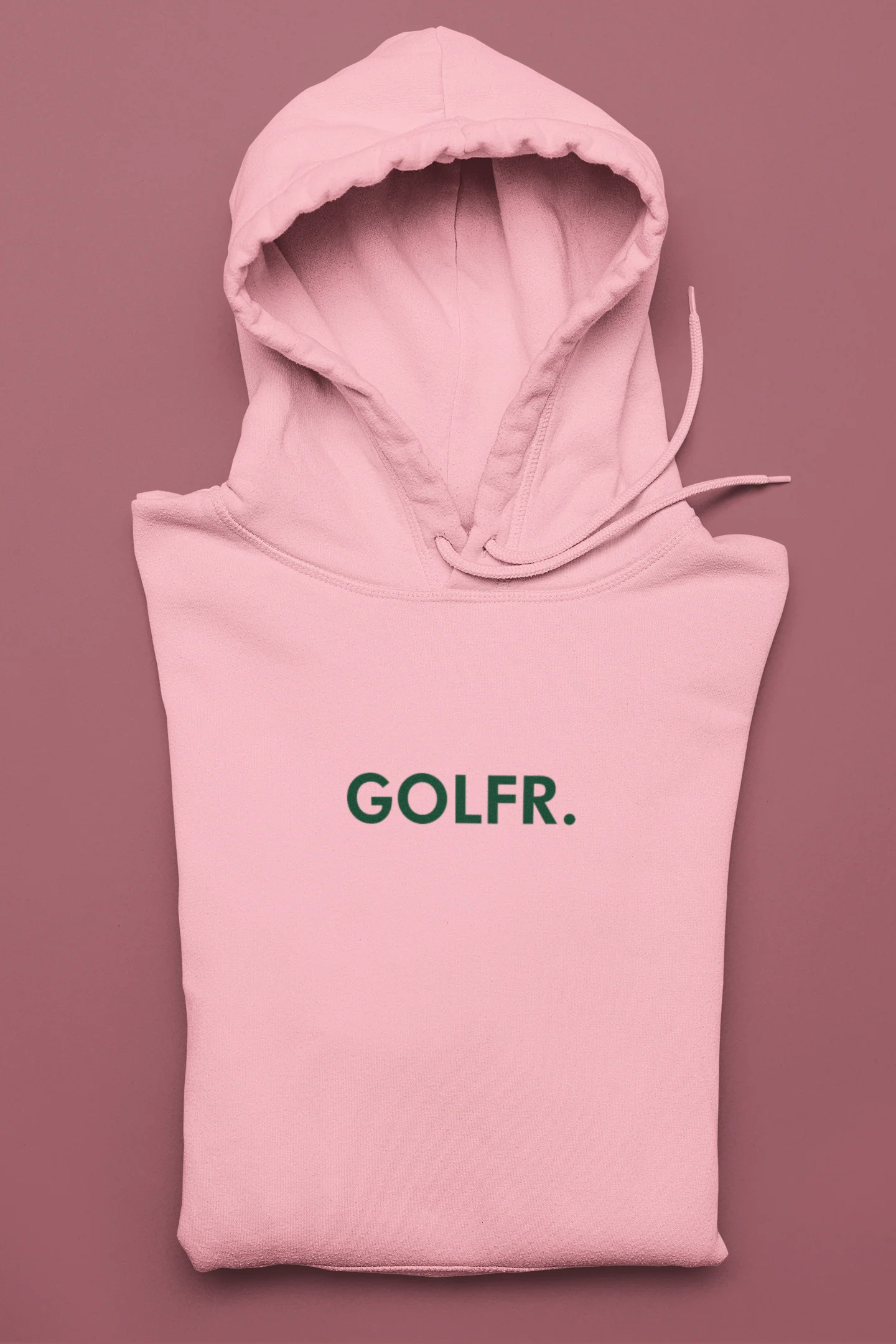 GOLFR. Light Pink Hoodie