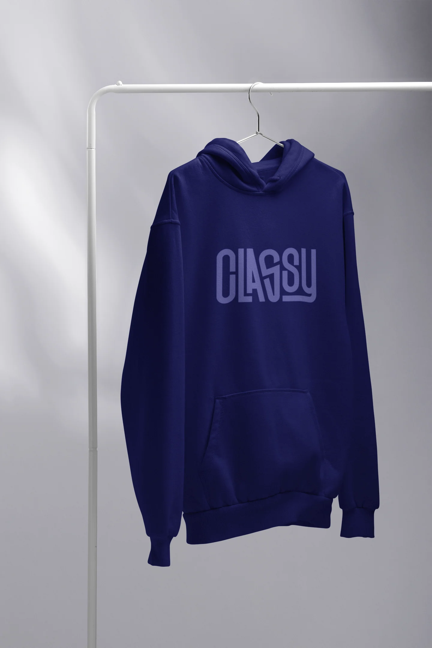 Classy Navy Blue Hoodie