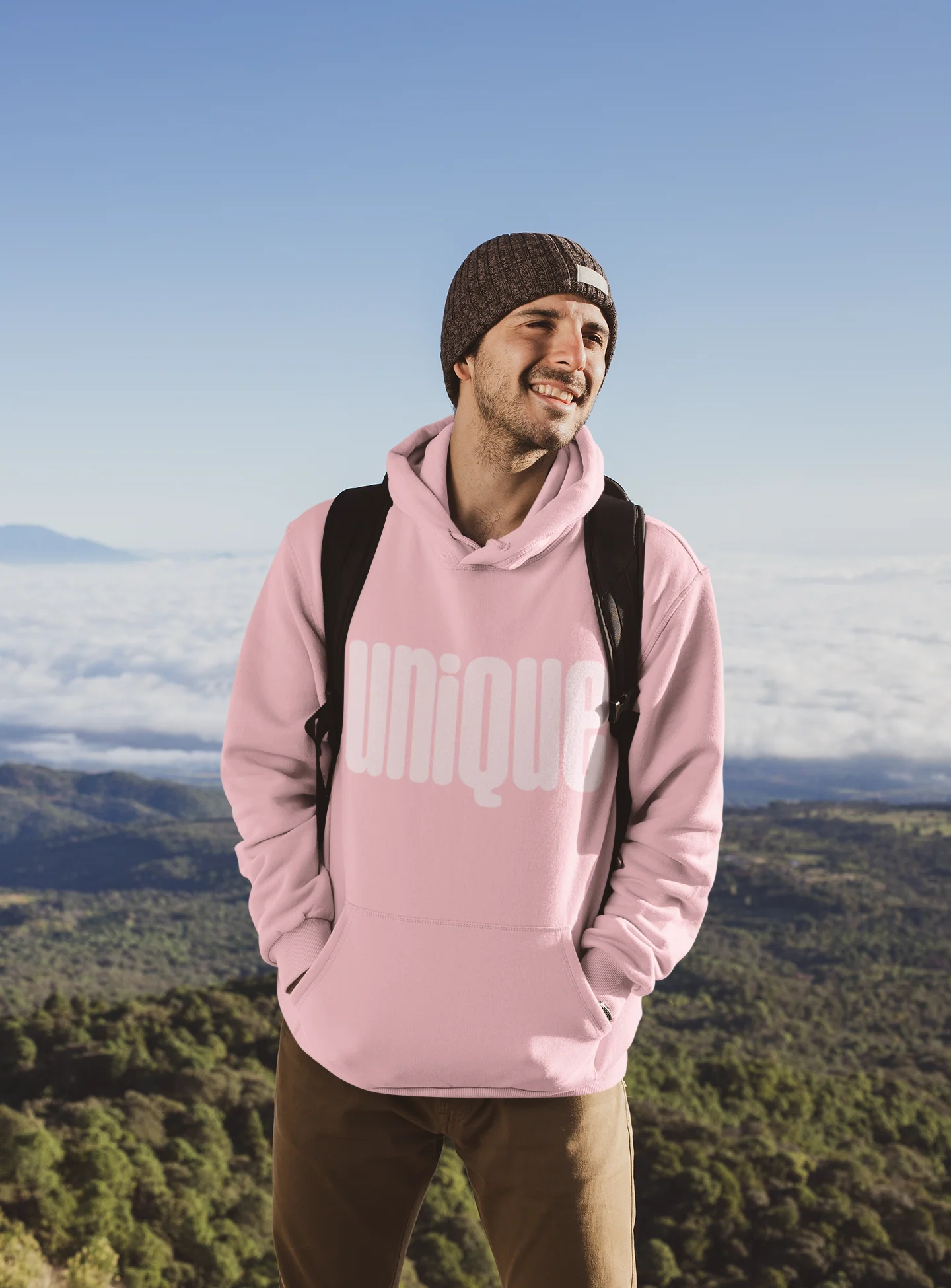 Unique Pink Hoodie