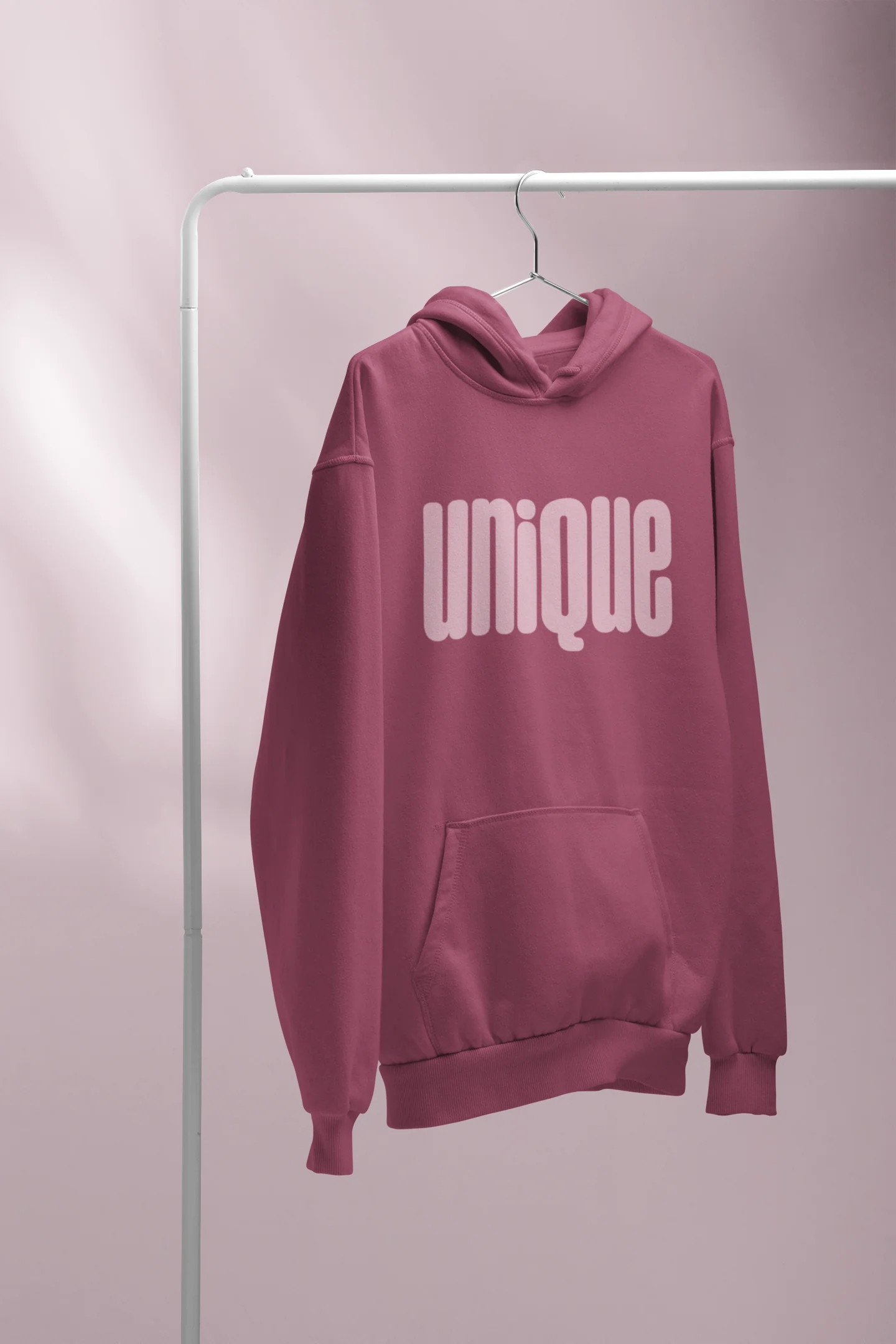 Unique Dusty Rose Hoodie