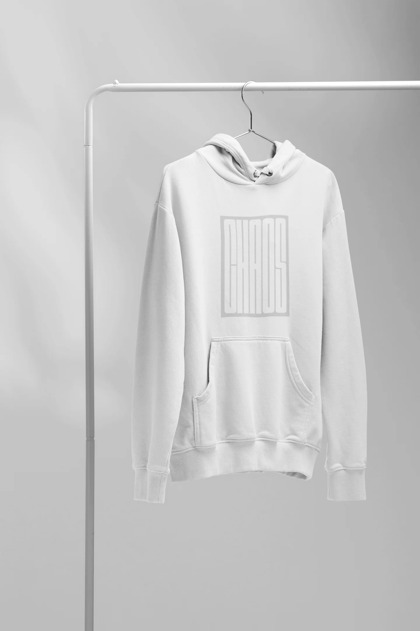 White CHAOS Hoodie