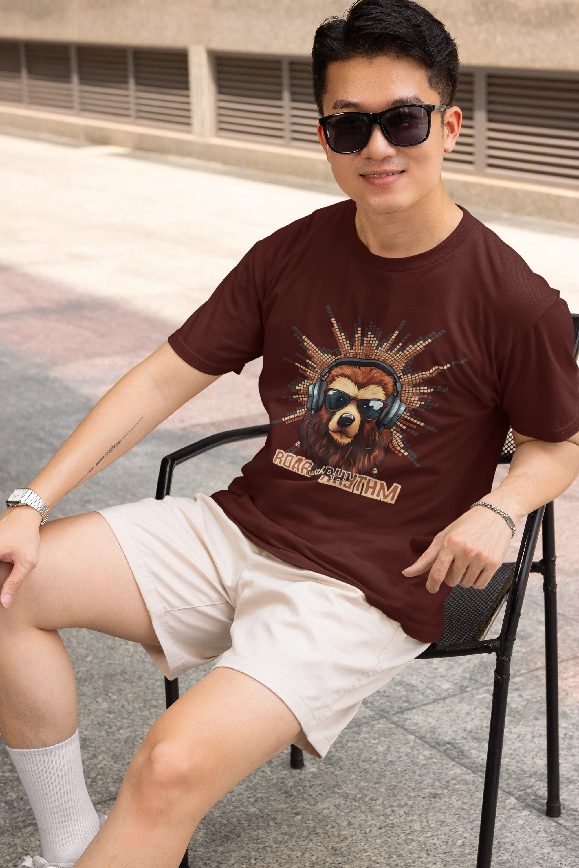 Graphic Deep Brown T-Shirt