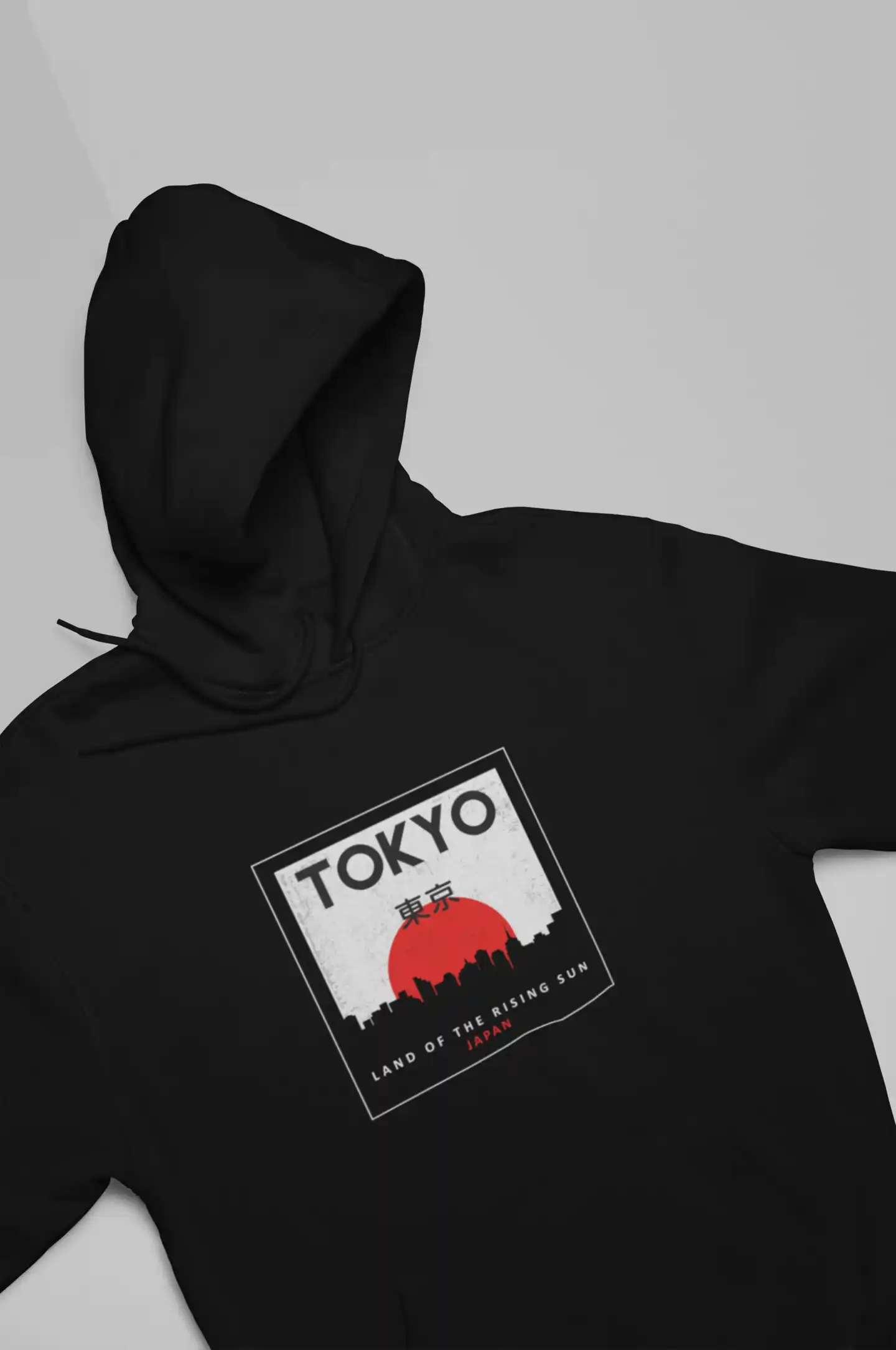 Tokyo Graphics Print  Hoodie for Men