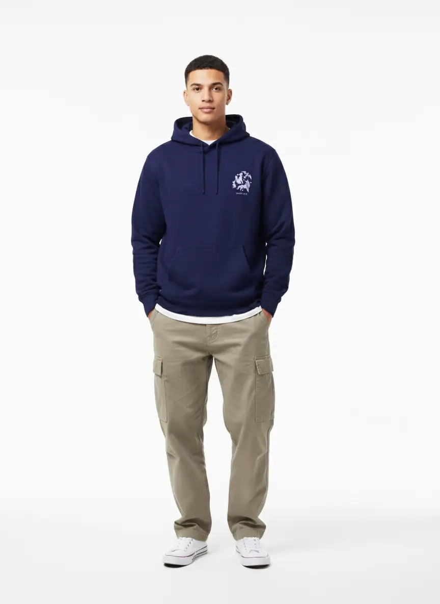 Wild Life Graphic Hoodie For Men