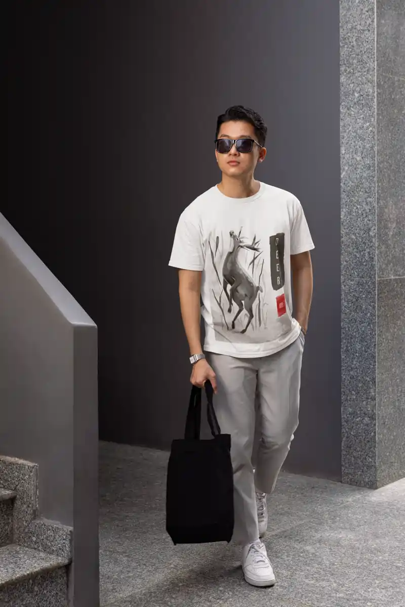 Deer Graphic Tshirt for men
