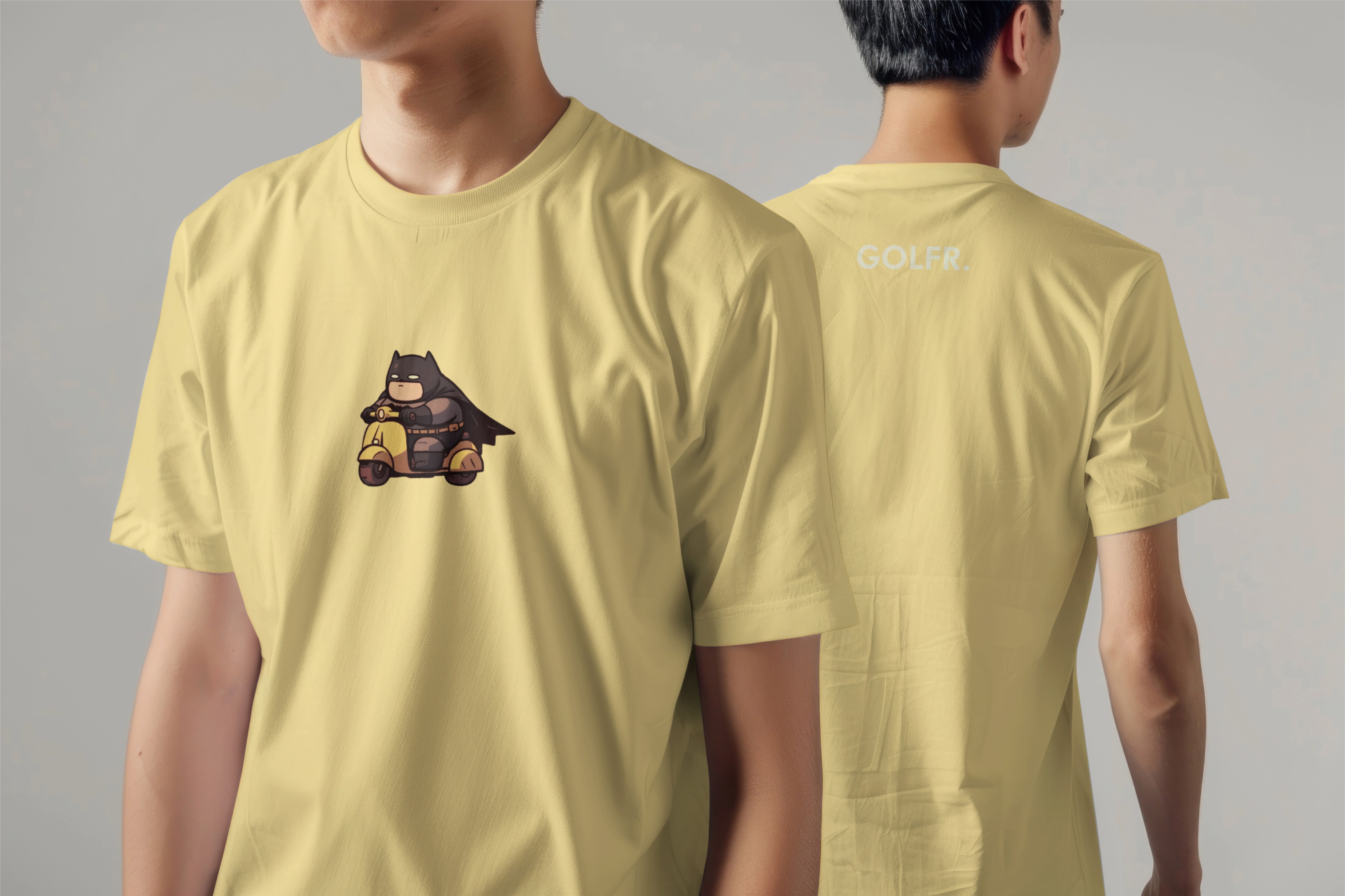 Cartoon Batman Graphic T-Shirt
