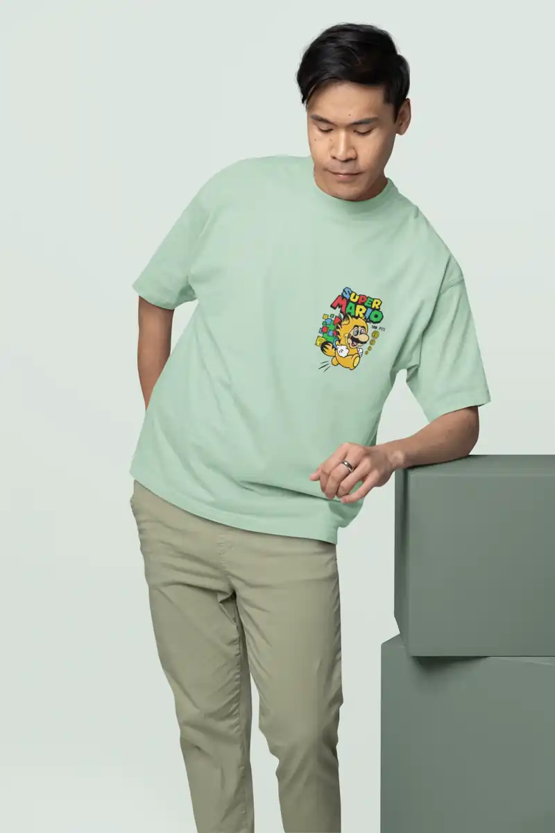 Oversized for men Game Over Graphic Shirt