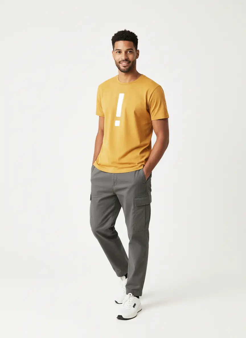 Mustard Yellow Exclamation Mark T-Shirt