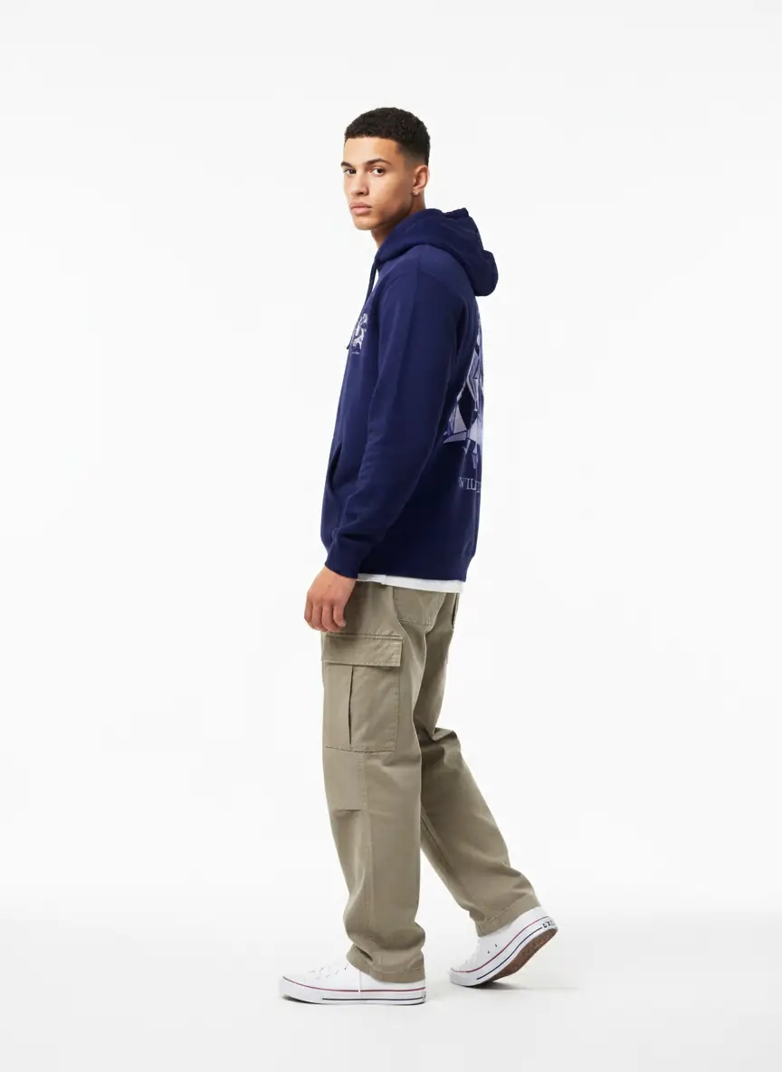 Wild Life Graphic Hoodie For Men