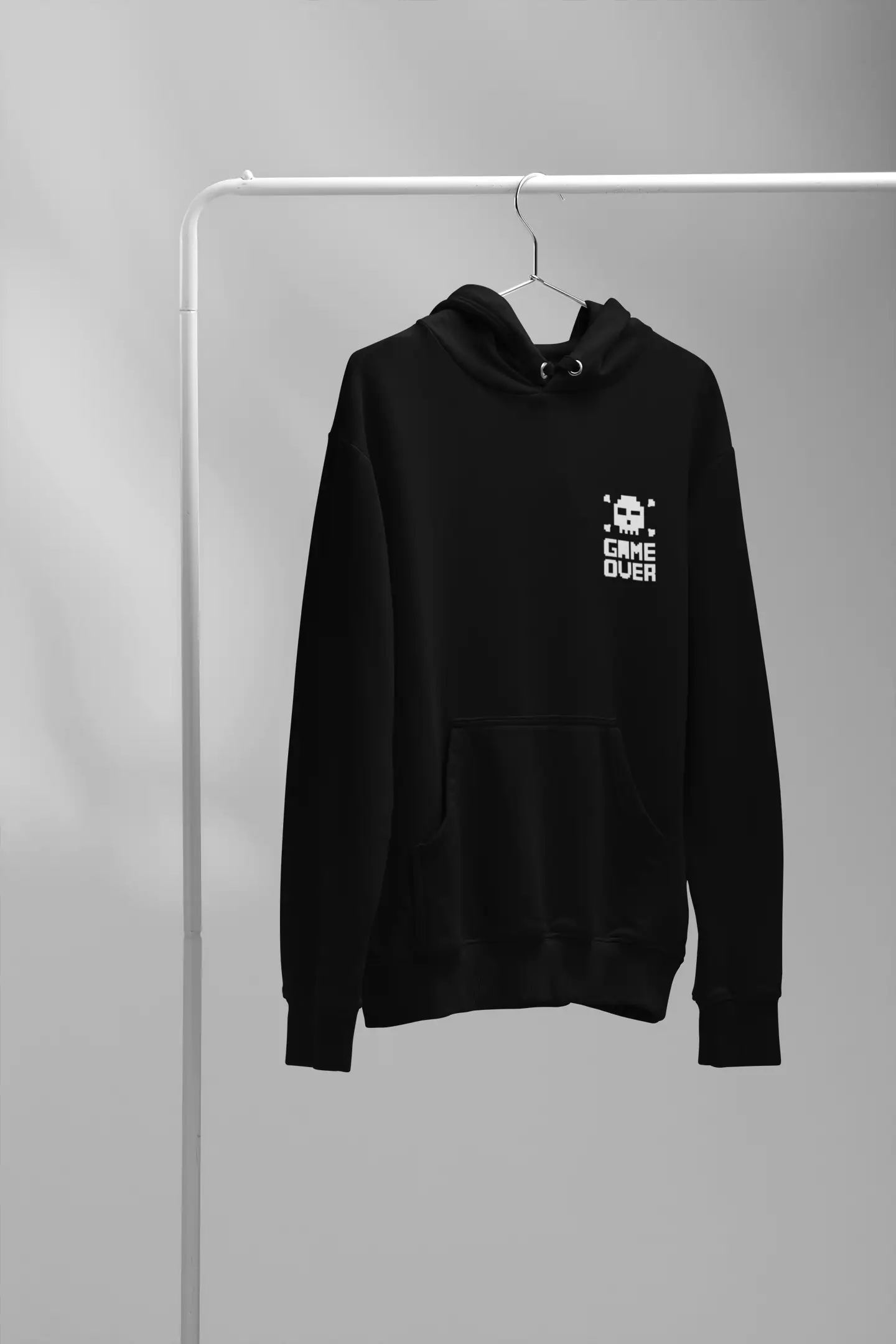 Game Over Black Hoodie