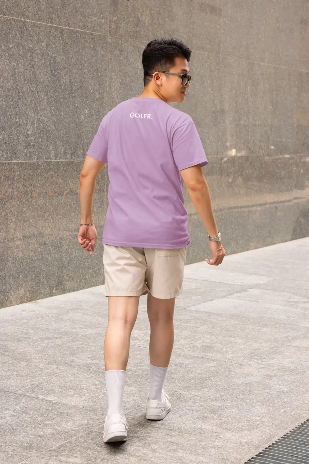 Turn Up The Beat Graphic Lilac T-Shirt