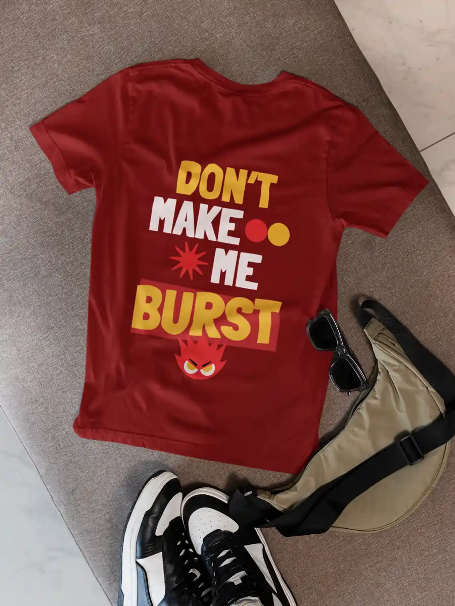 Graphic Red TShirt for men
