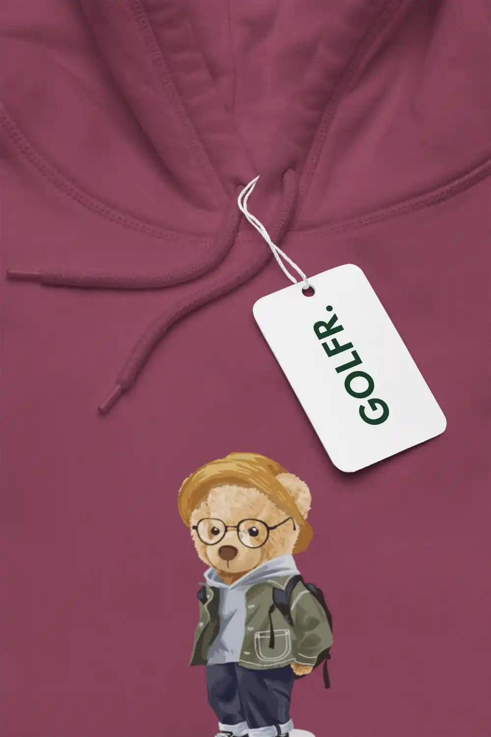 Printed Dusty Rose Hoodie