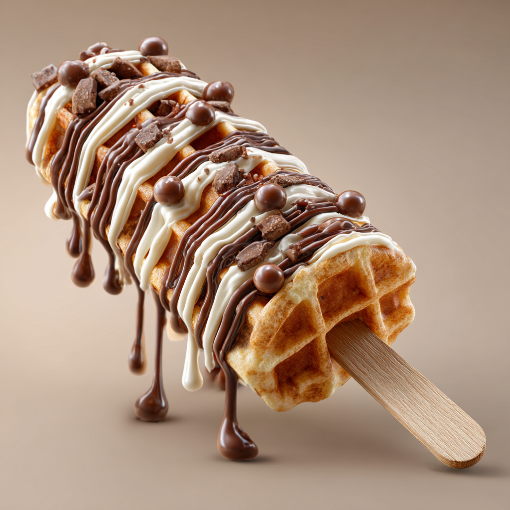 Brochette de Gaufre Supplément Coulis