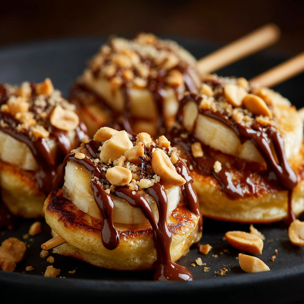 Brochette de Mini Pancake Supplément Coulis