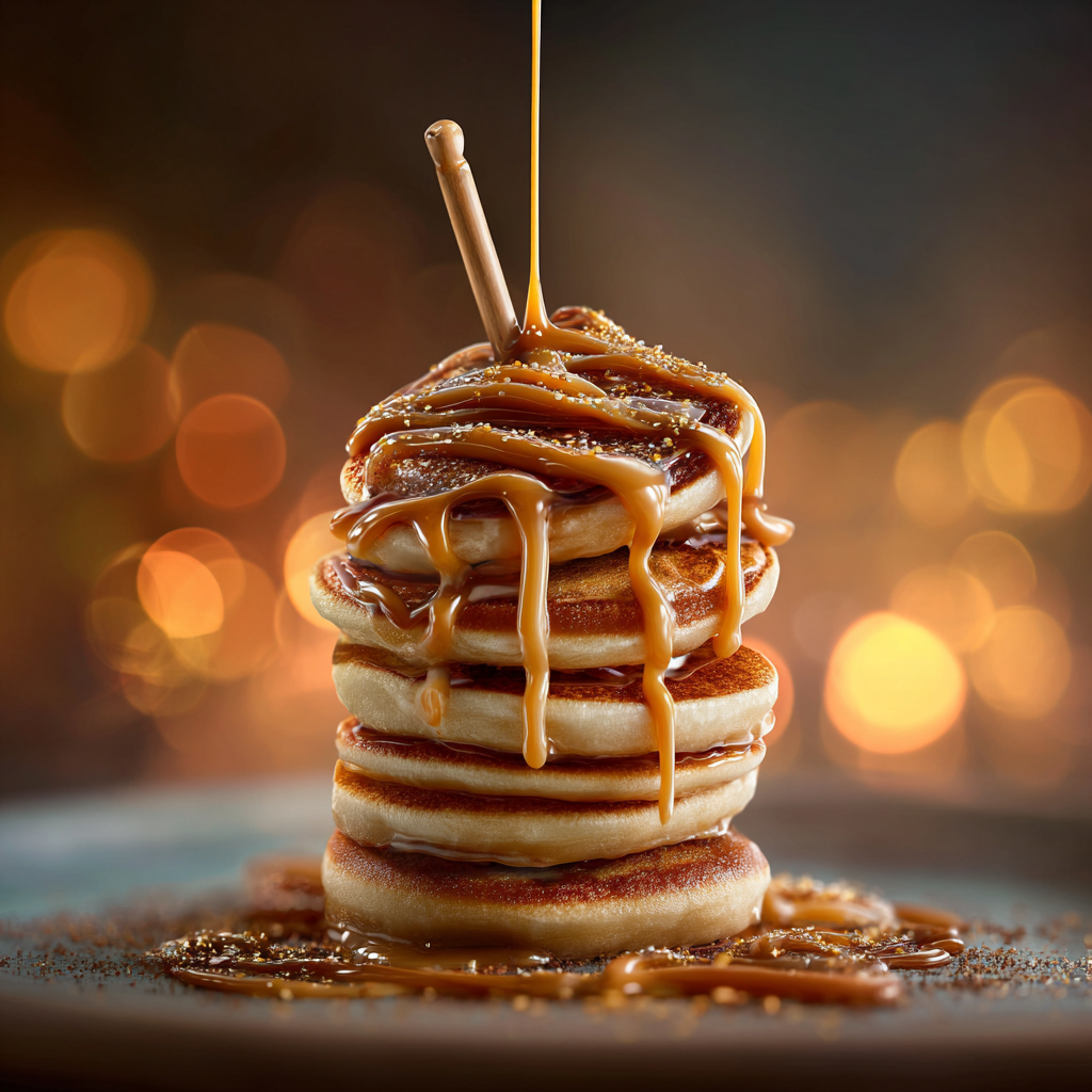 Brochette de Mini Pancake Supplément Coulis