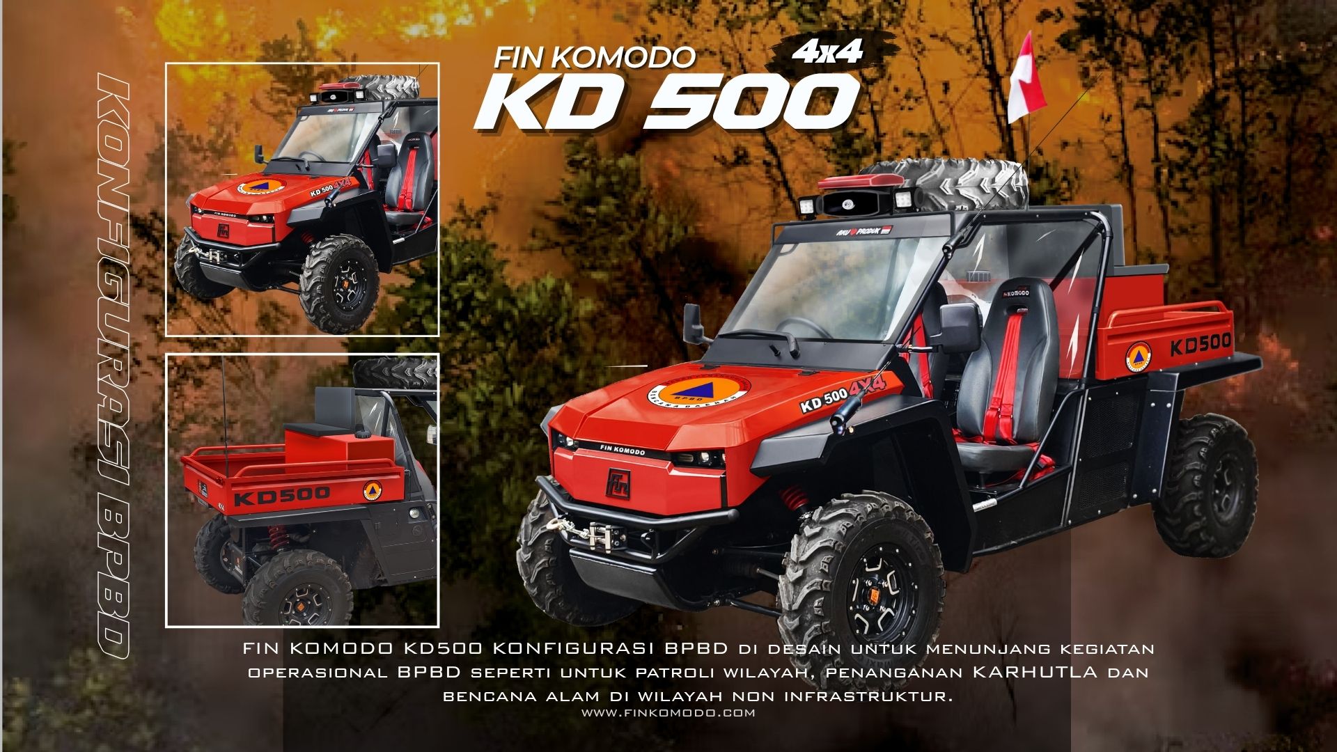 FIN KOMODO KD 500 BPBD