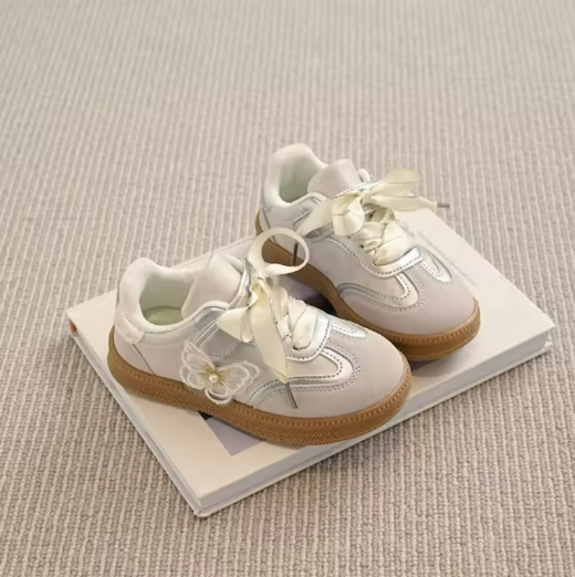Children's White Sneakers