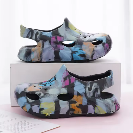 Colorful Patterned Clogs