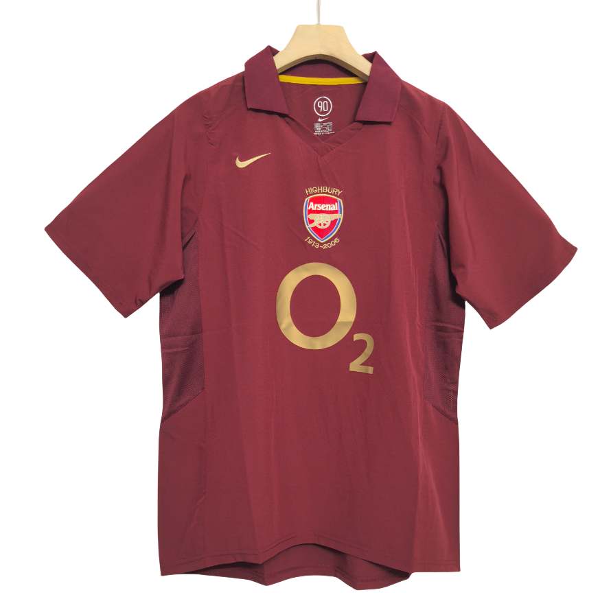 2005-06 Retro Version Arsenal Highbury Home Jersey