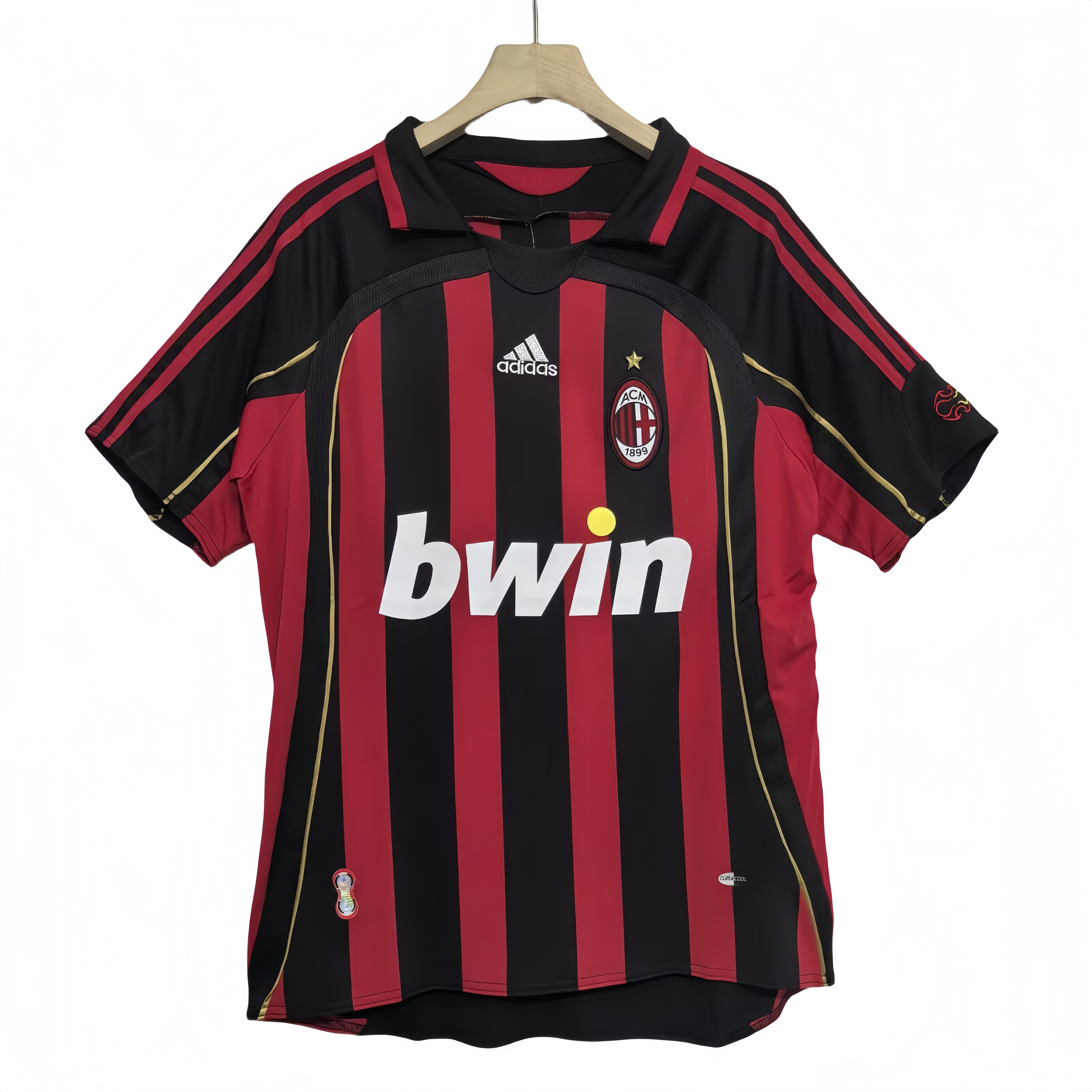 07-08 Retro Version AC Milan Home Jersey