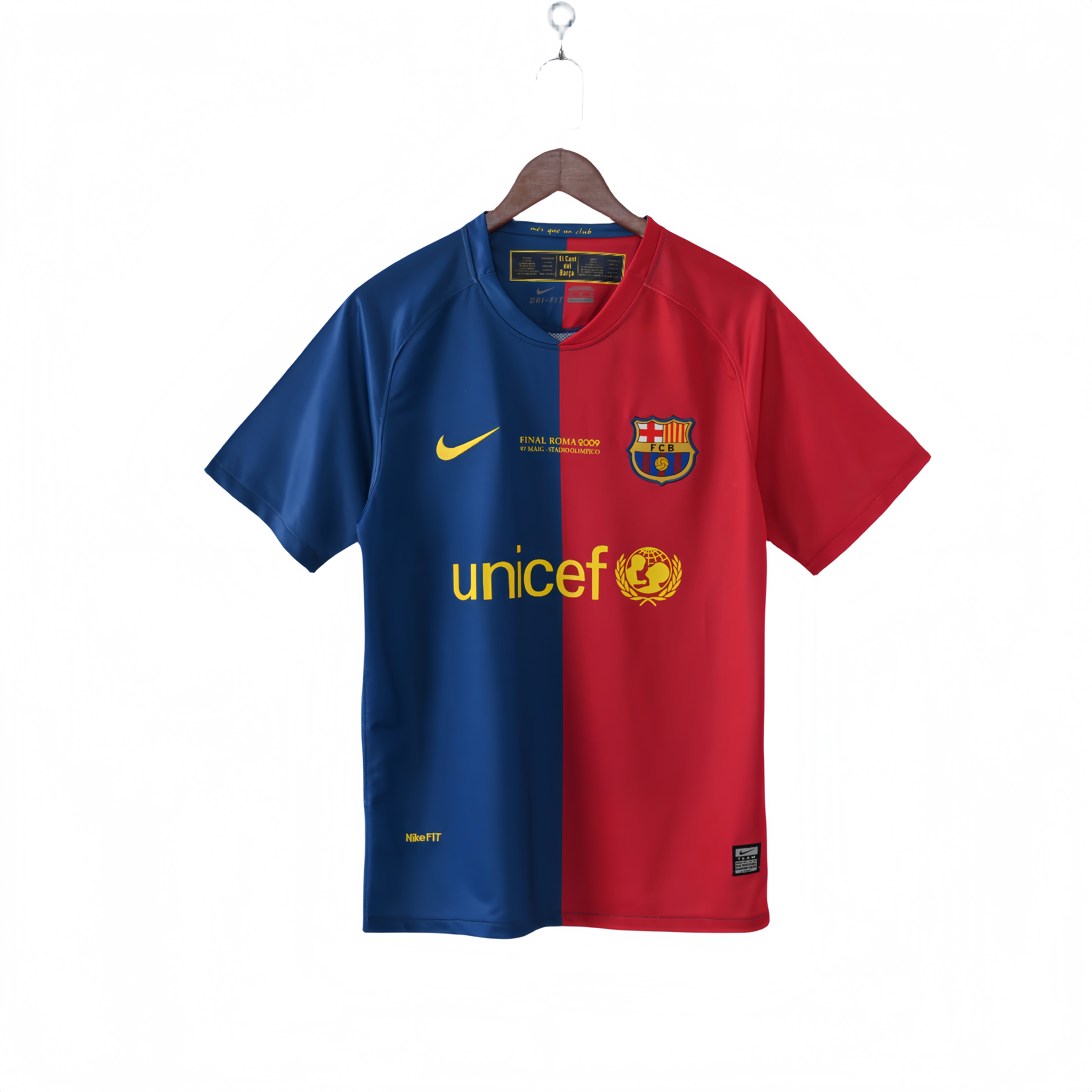 08-09 Retro Version FC Barcelona Home Jersey