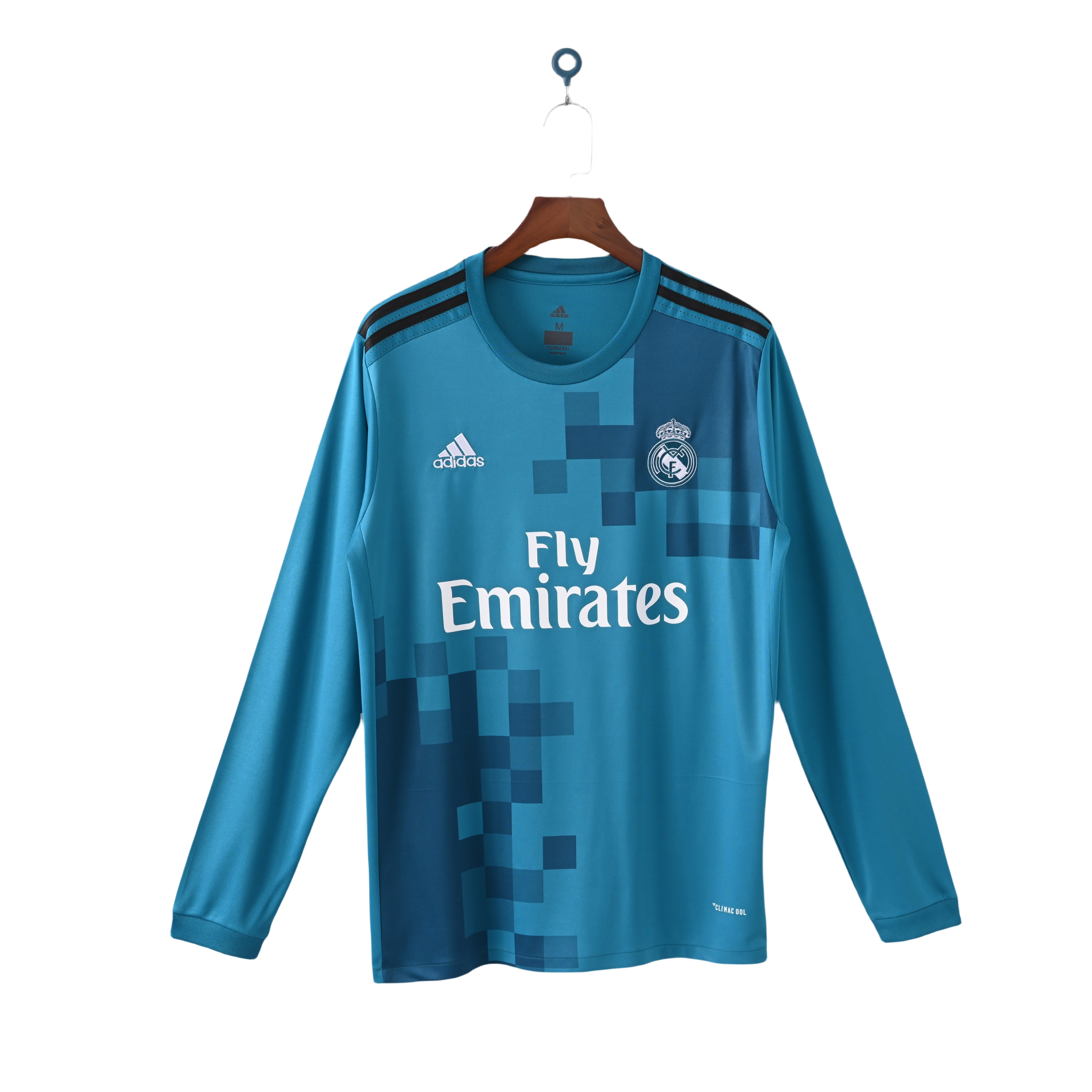 17-18 Retro Version Real Madrid Long Sleeve Jersey