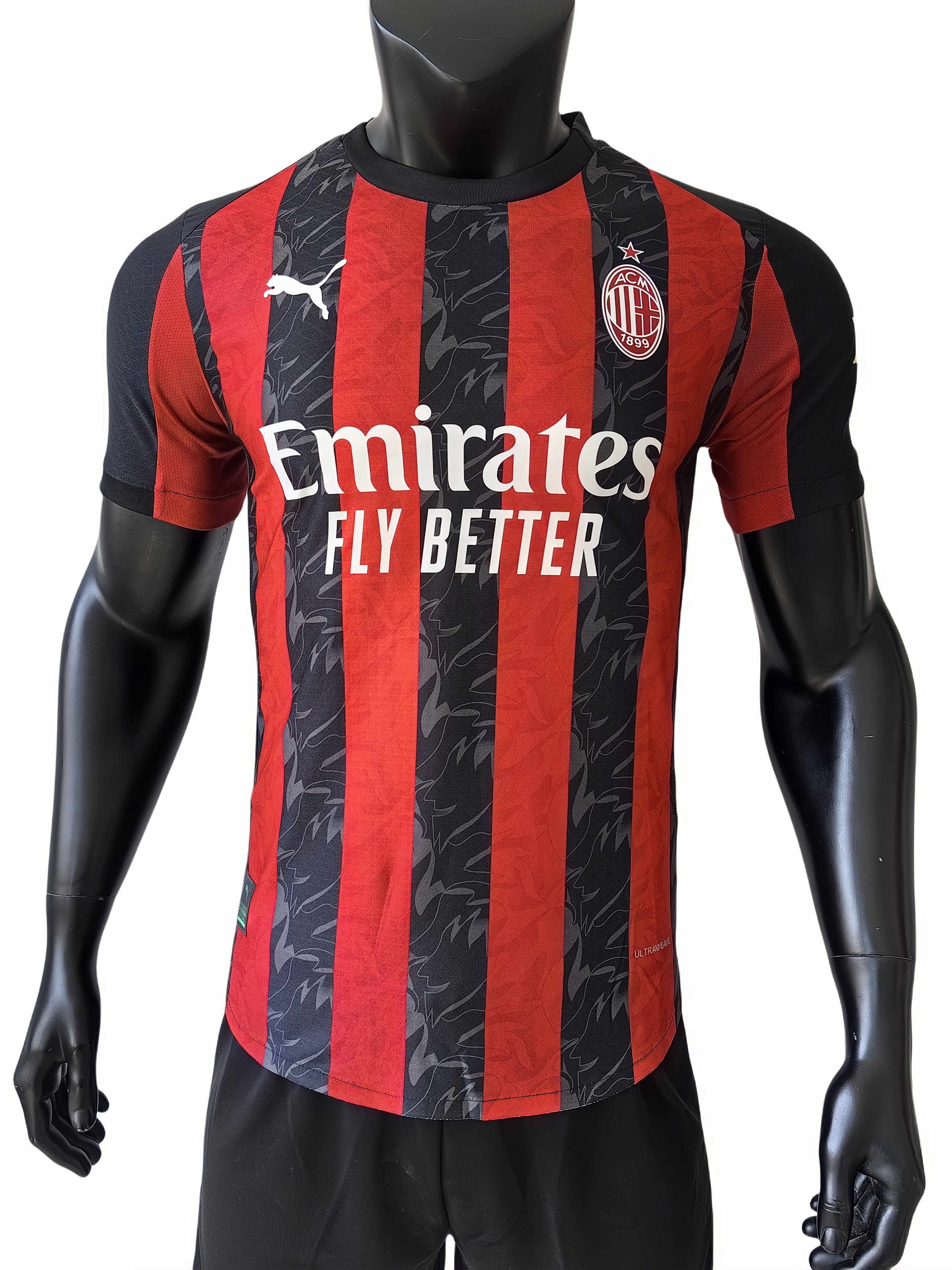 2025-26 Player Version New AC Milan Home Football Jersey