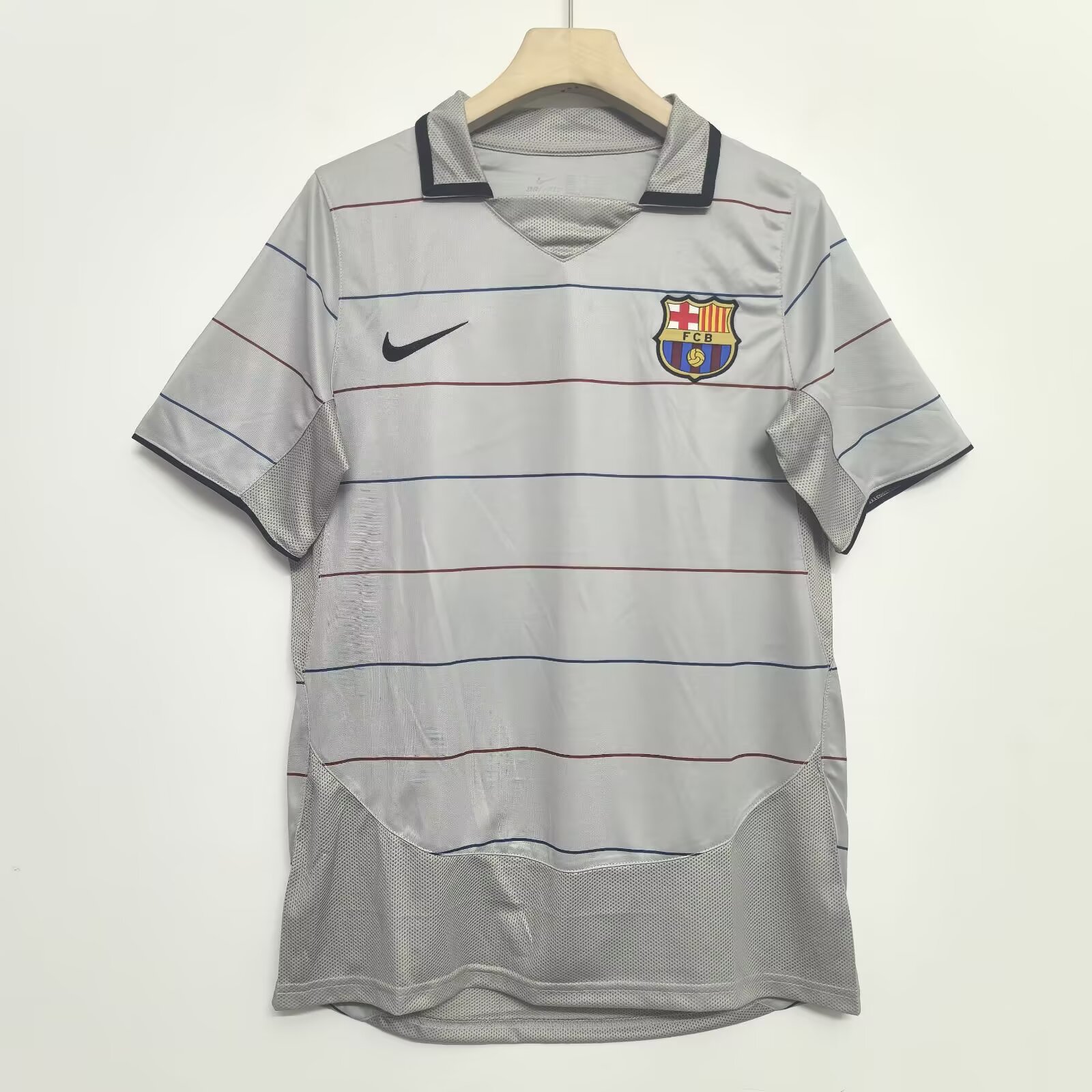 03-04 Retro Version FC Barcelona Official Soccer Jersey