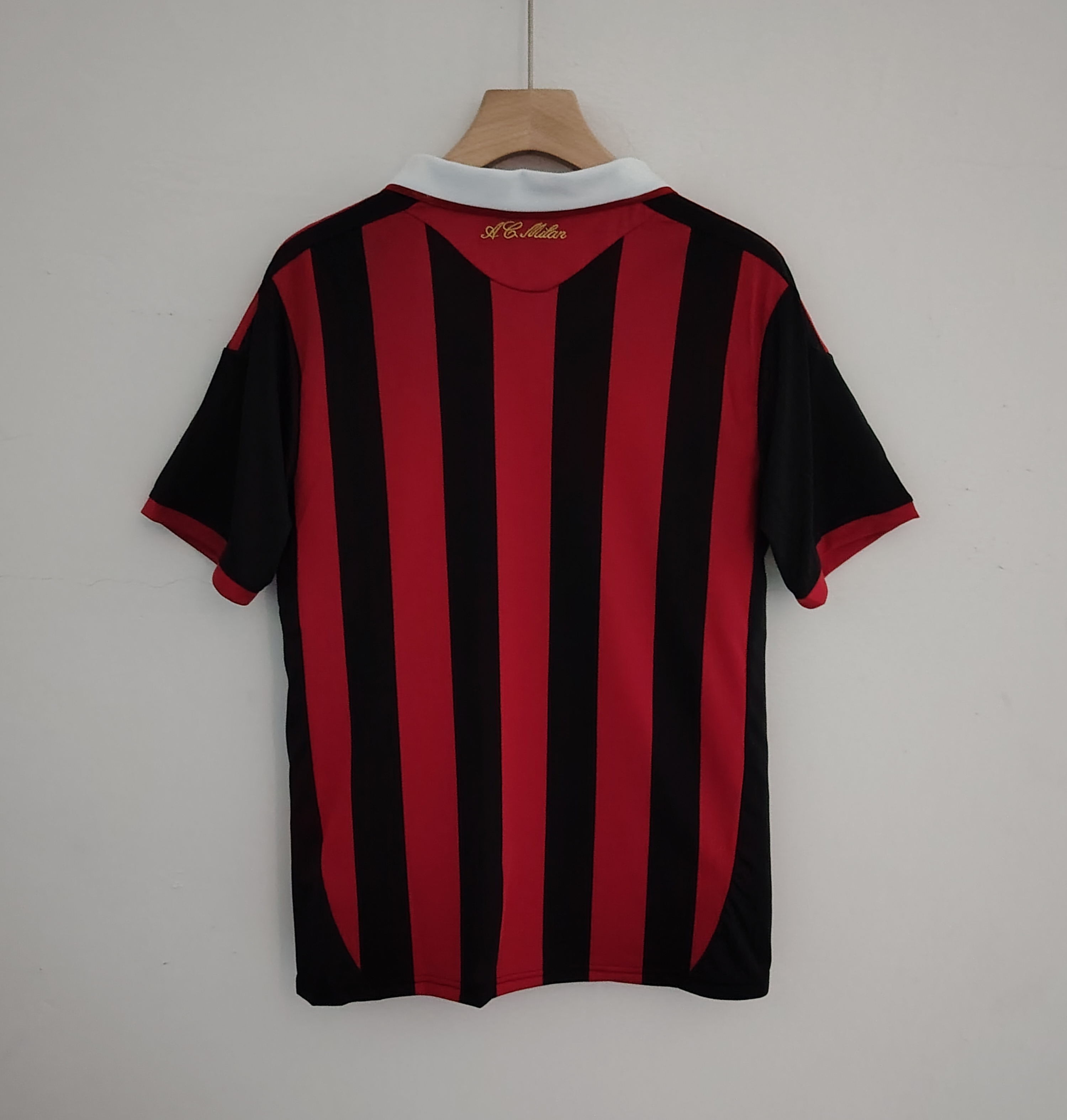 09-10 Retro Version AC Milan Home Jersey