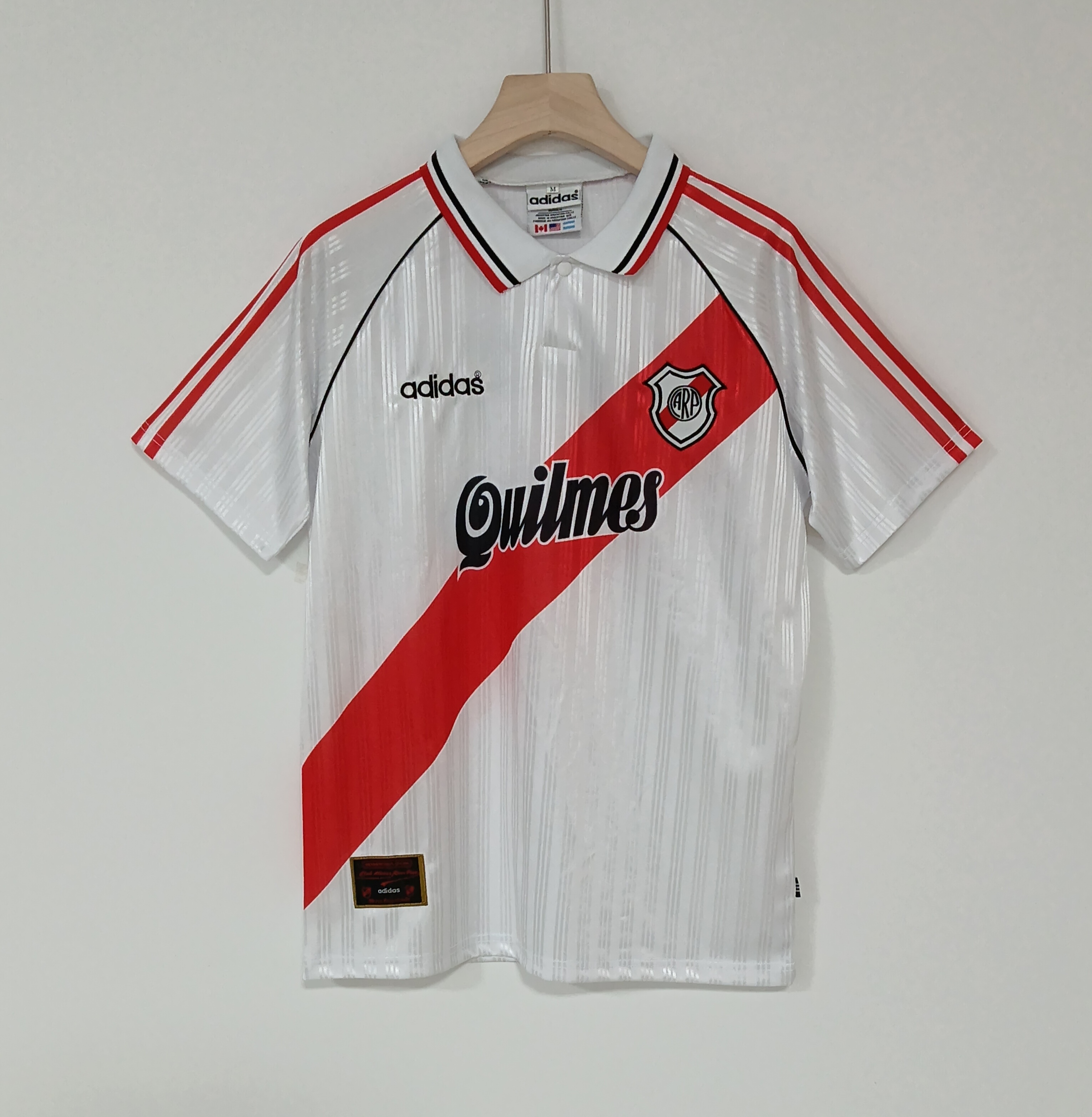 1996 -1977 Retro Version River Plate Home Jersey