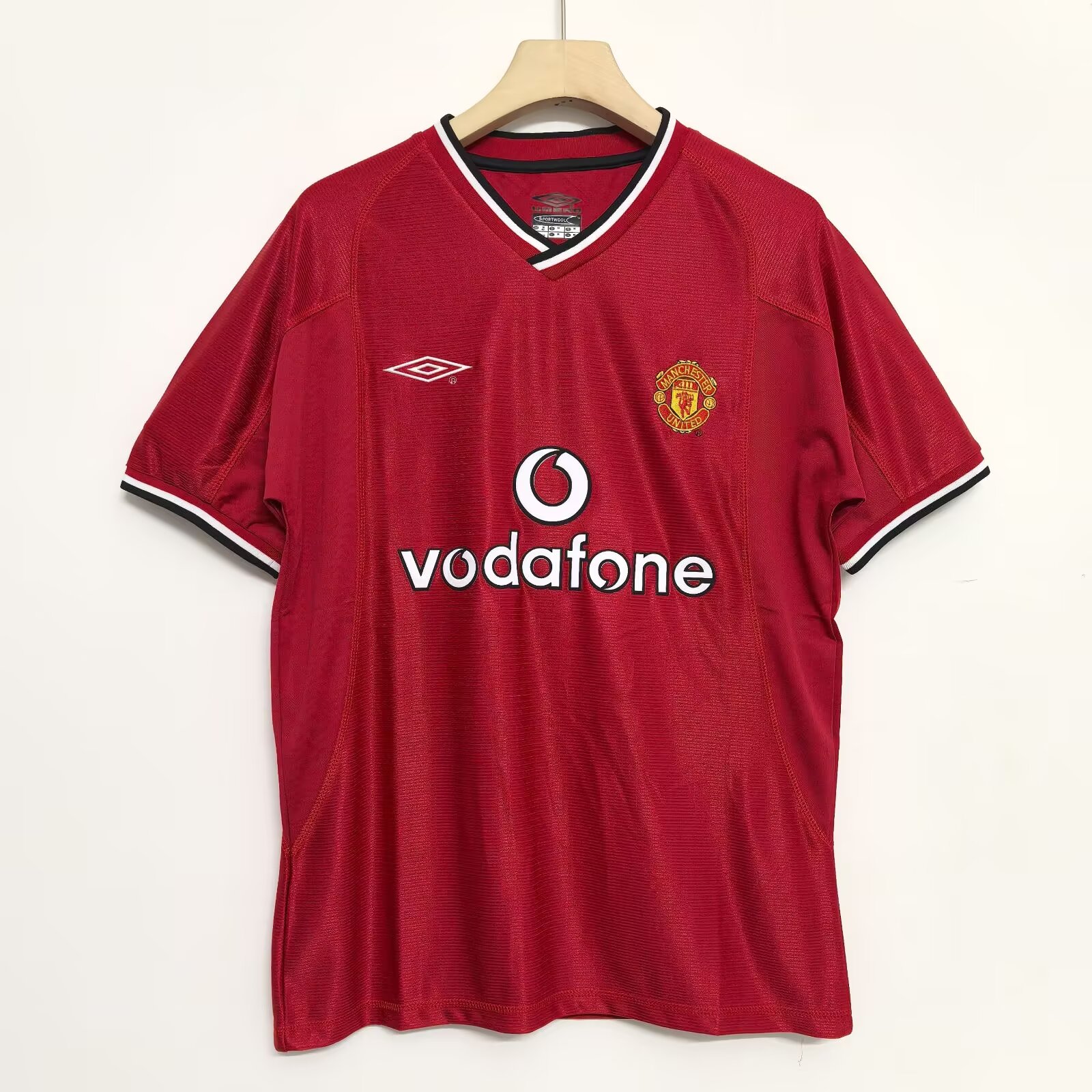 2000 Retro Version Manchester United  Home Jersey